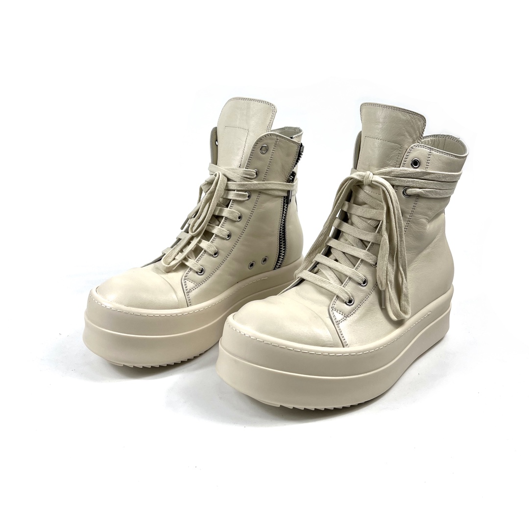 Rick Owens High-top Sneakers - FashionPlug