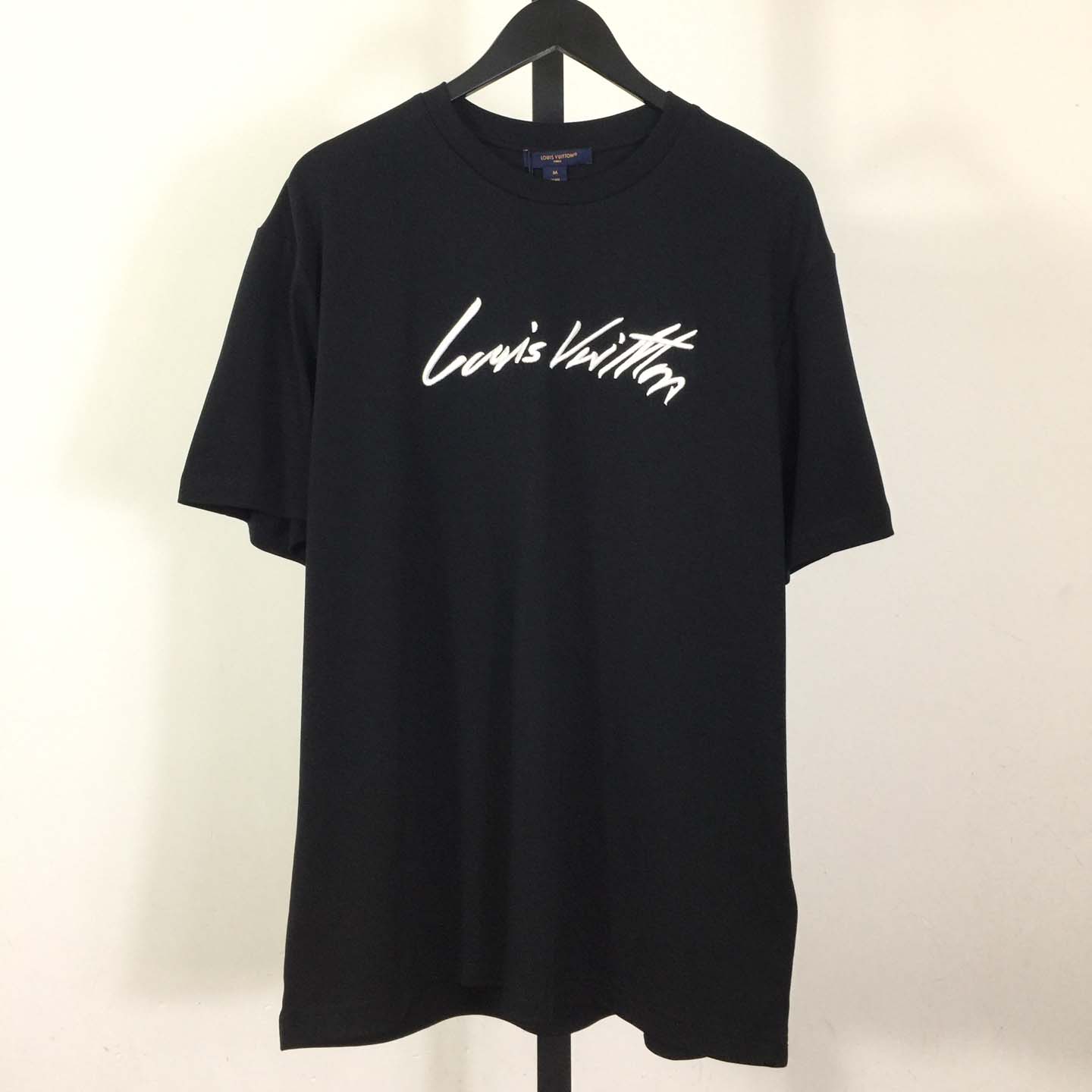 Louis Vuitton Cursive Signature T-Shirt - FashionPlug
