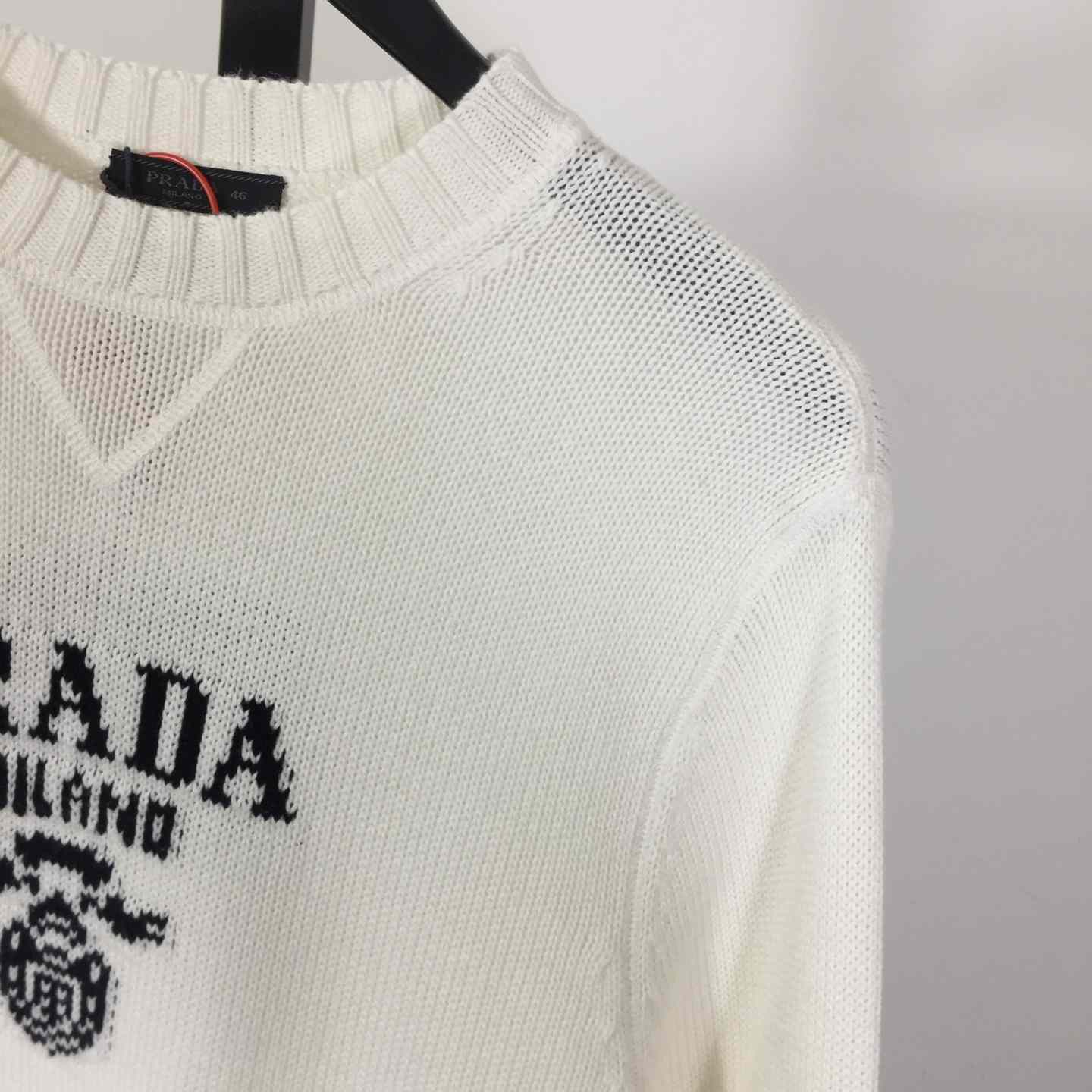 Prada Wool and cashmere crew-neck sweater - FashionPlug