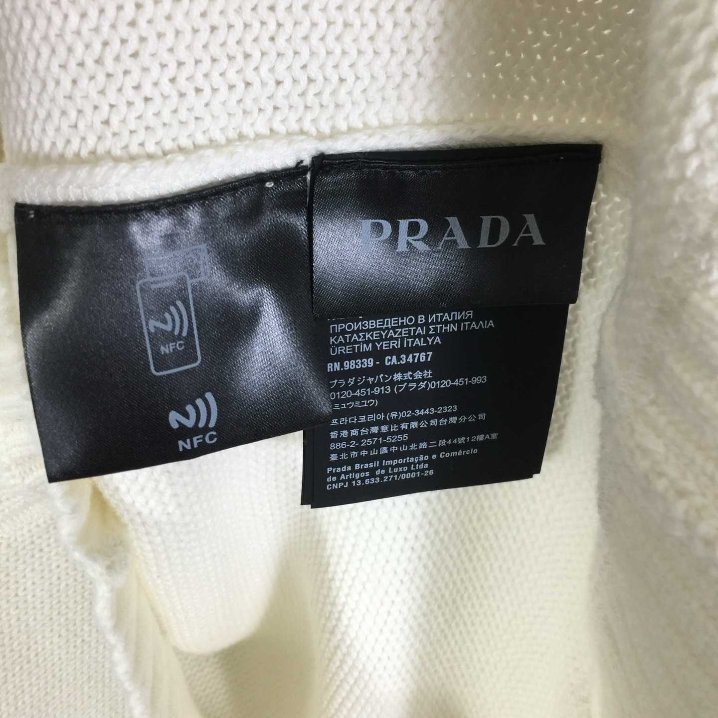 Prada Wool and cashmere crew-neck sweater - FashionPlug