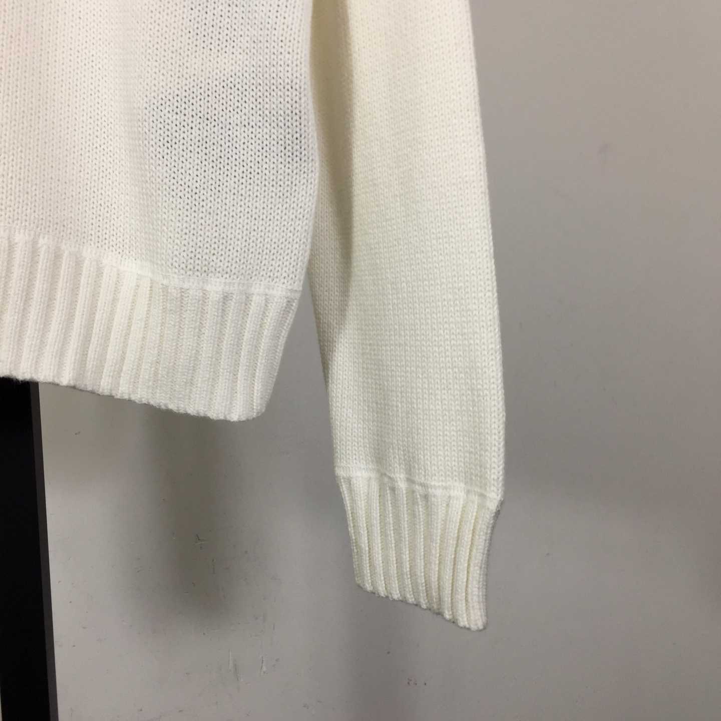 Prada Wool and cashmere crew-neck sweater - FashionPlug