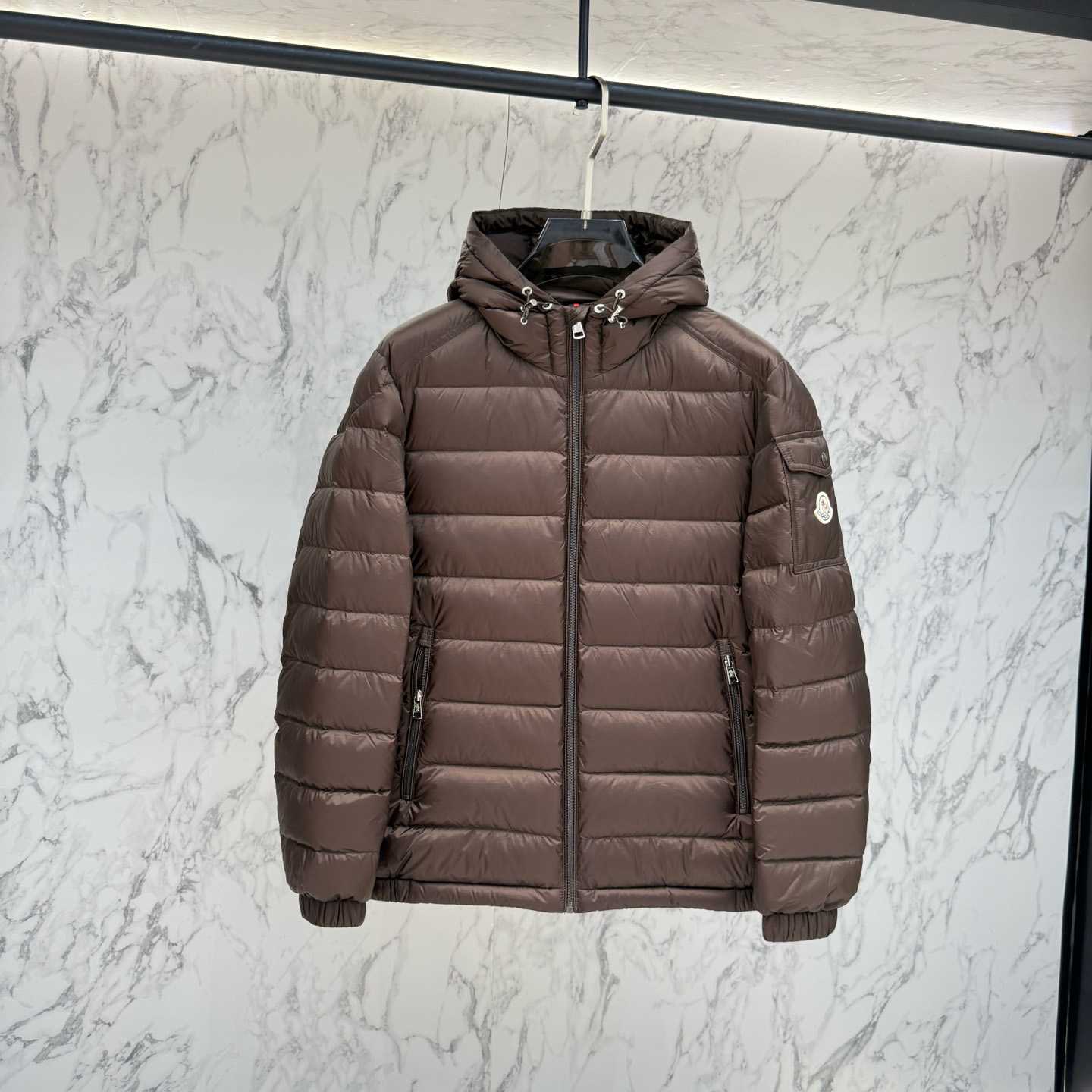 Moncler Galion Hooded Short Down Jacket - FashionPlug