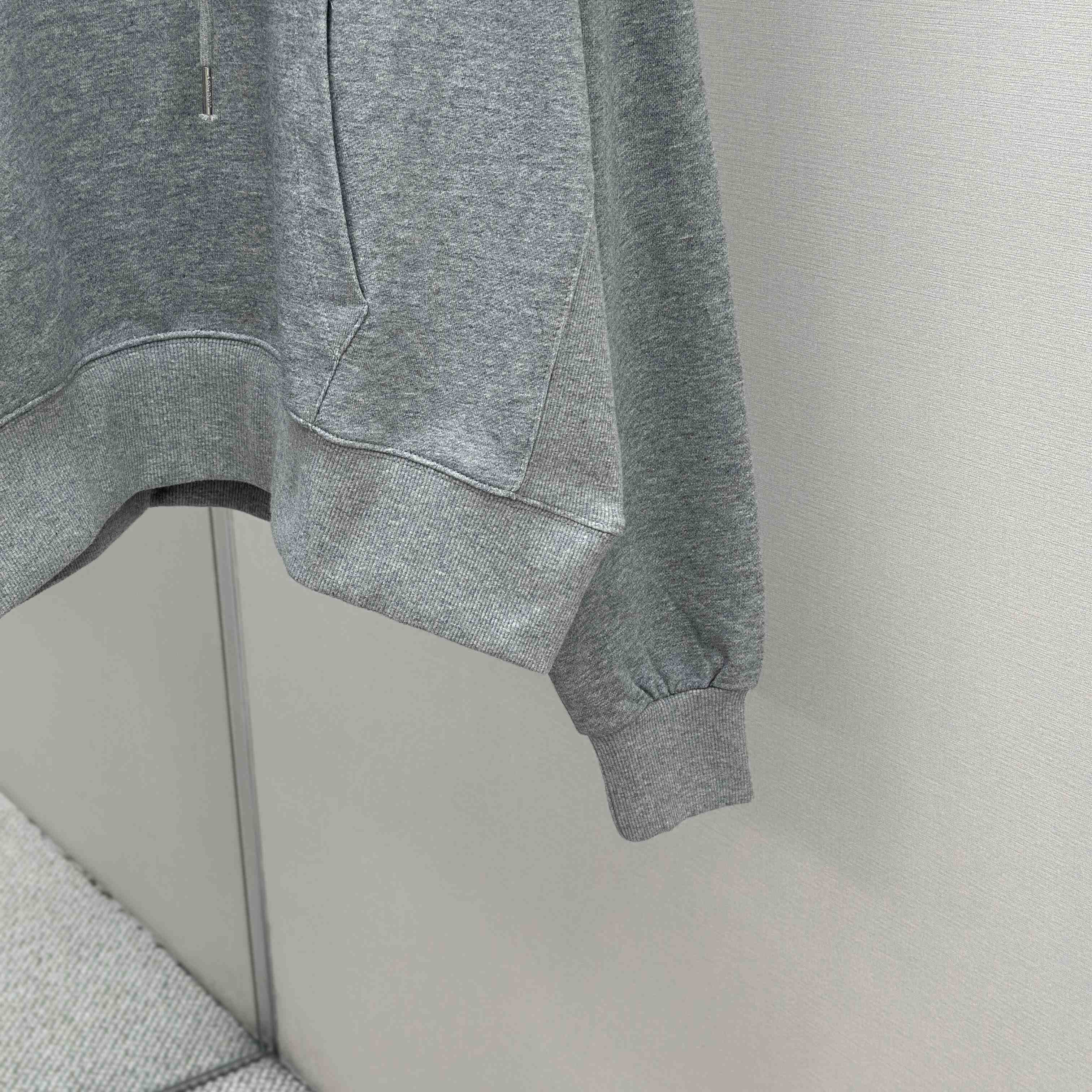 Celine Loose Hoodie In Cotton Fleece - FashionPlug