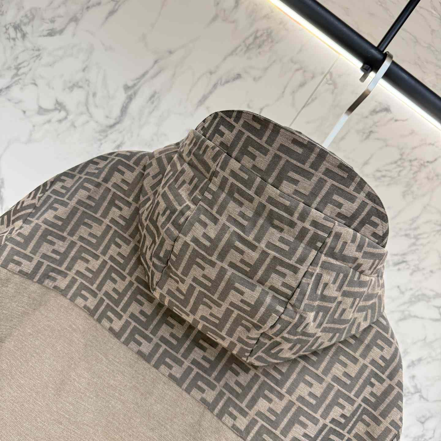 Fendi 'FF Denim Tech' Padded Jacket - FashionPlug