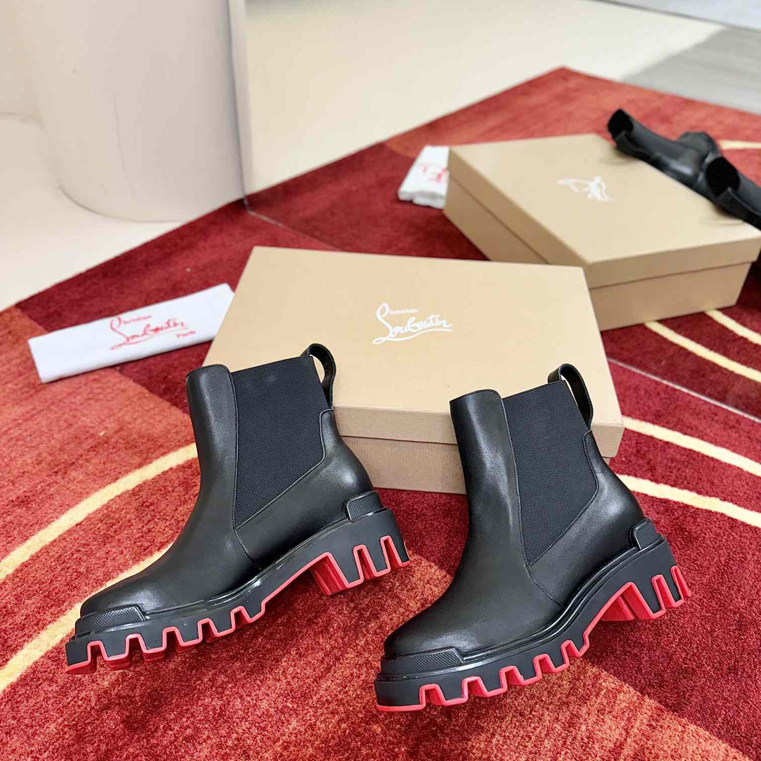 Christian Louboutin Marchacroche Dune Boots  - FashionPlug