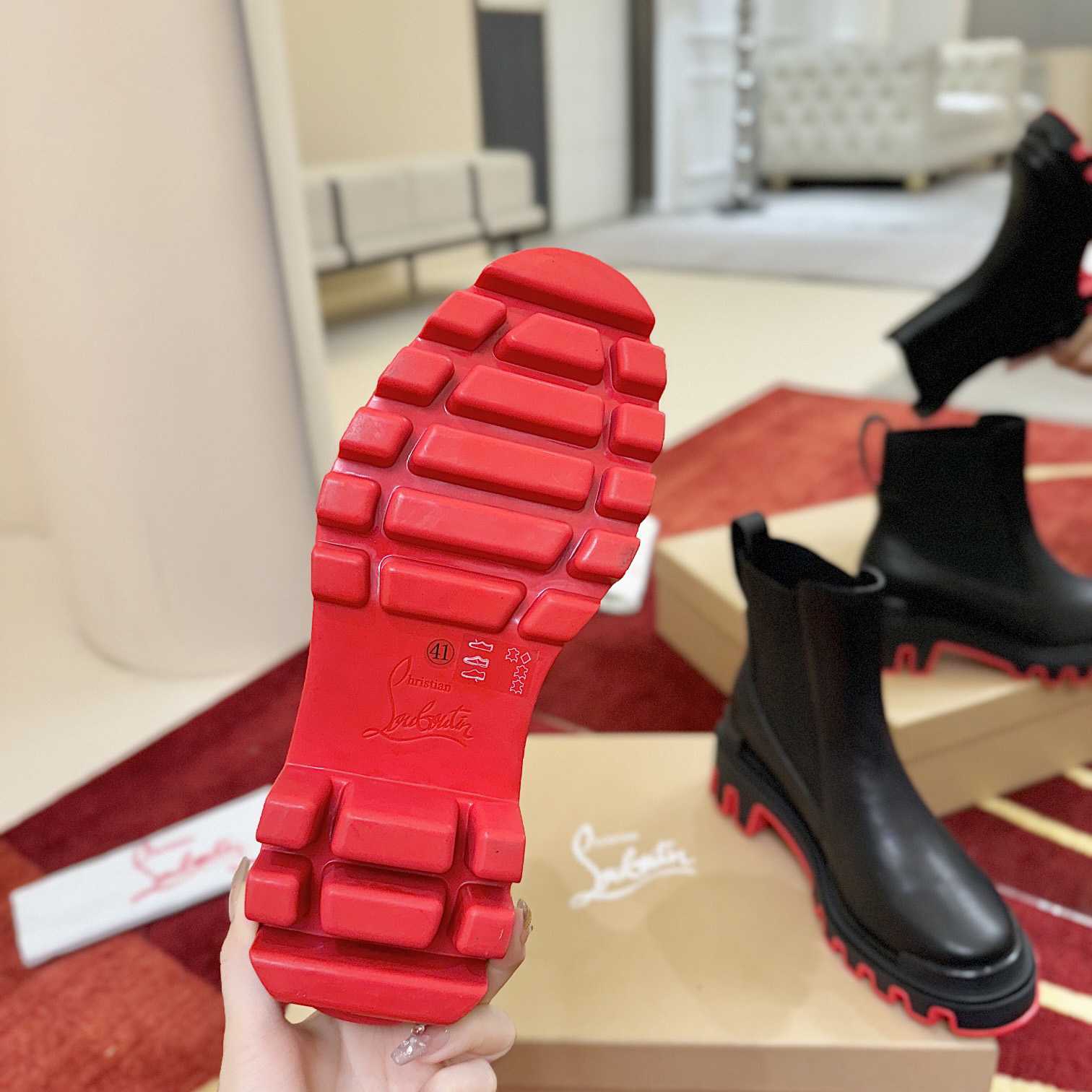 Christian Louboutin Marchacroche Dune Boots  - FashionPlug