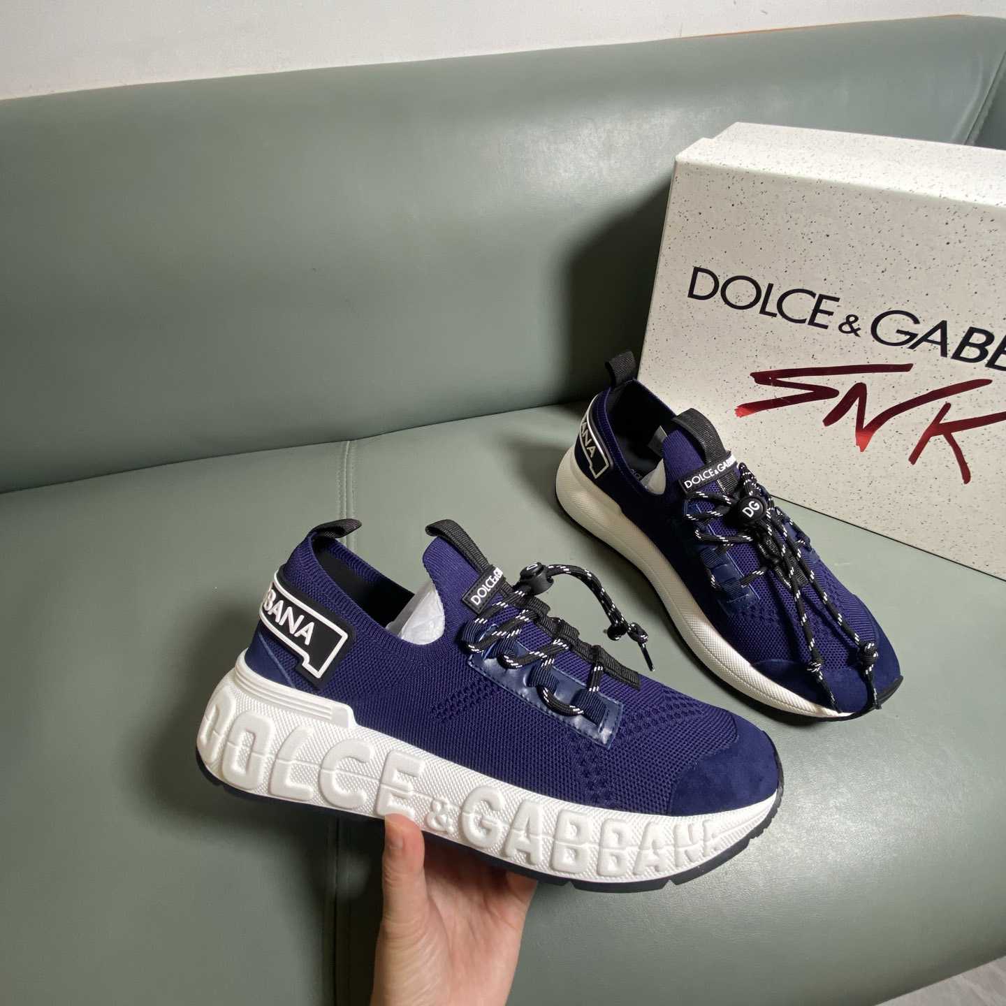 Dolce & Gabbana Lace-up Sneakers - FashionPlug