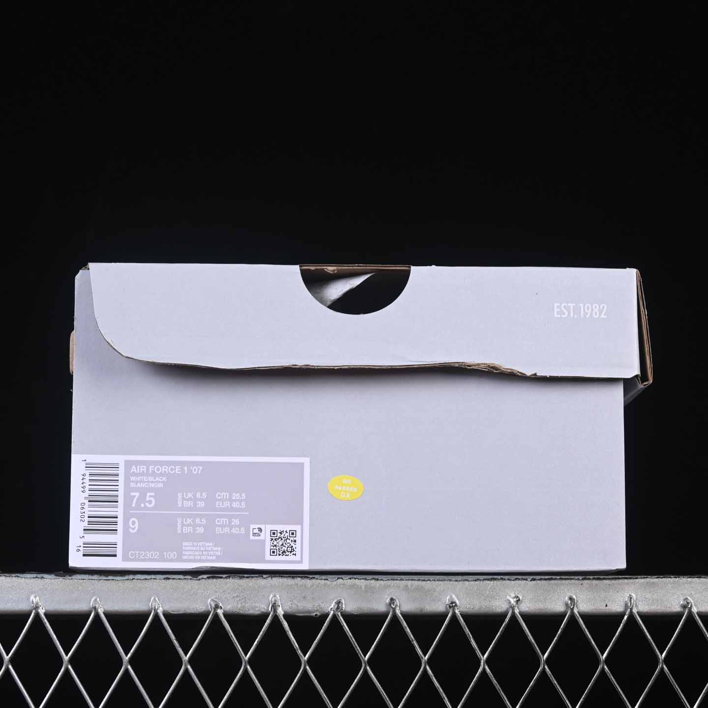 Nike Air Force 1 ’07 Low “White Black Swoosh” CT2302-100 - FashionPlug