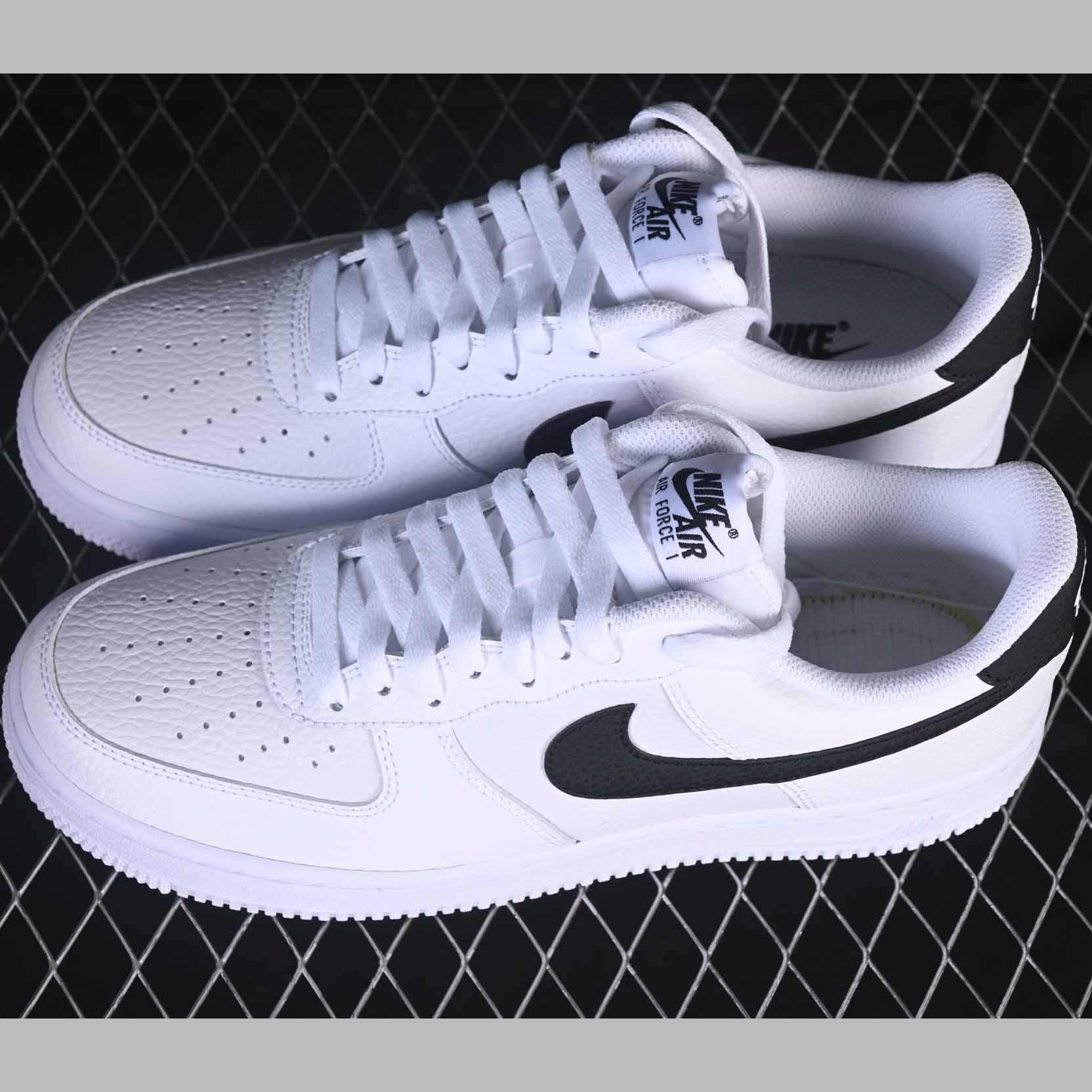 Nike Air Force 1 ’07 Low “White Black Swoosh” CT2302-100 - FashionPlug