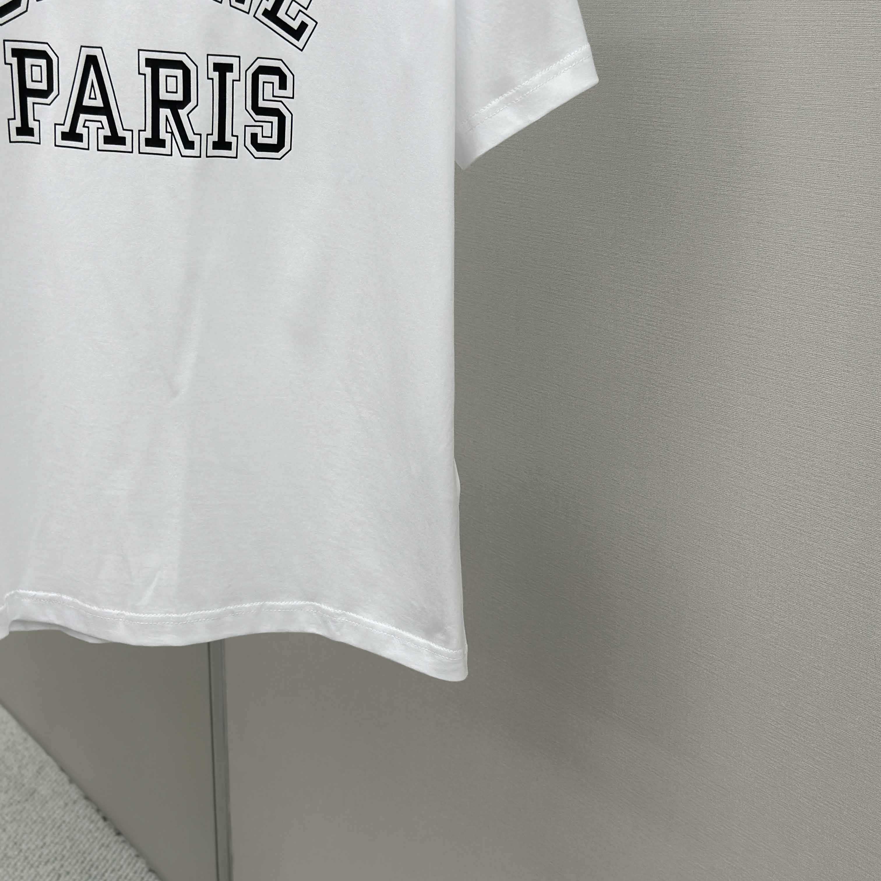 Celine Loose T-shirt In Cotton Jersey - FashionPlug