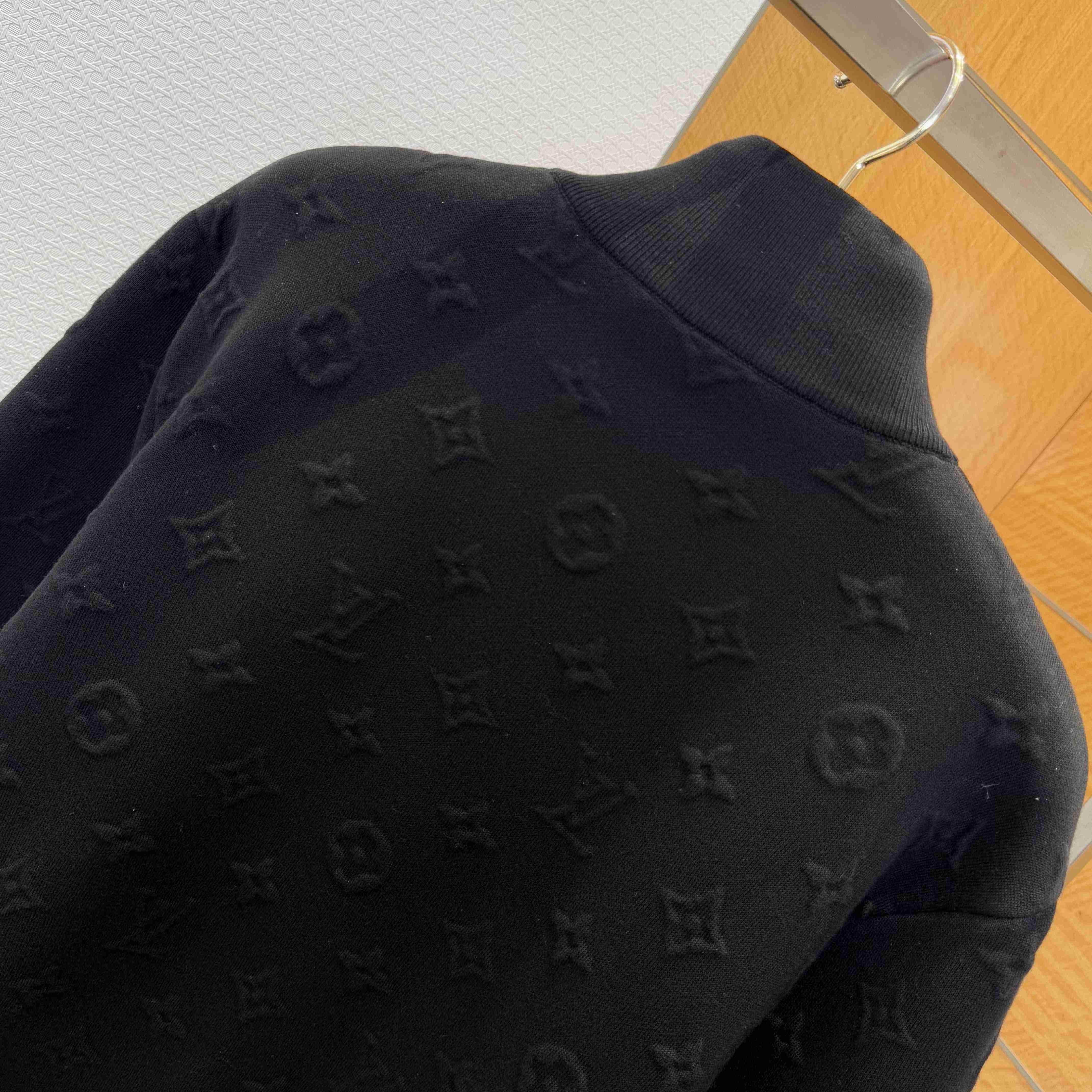 Louis Vuitton Embossed Monogram Jersey Tracksuit Top    - FashionPlug