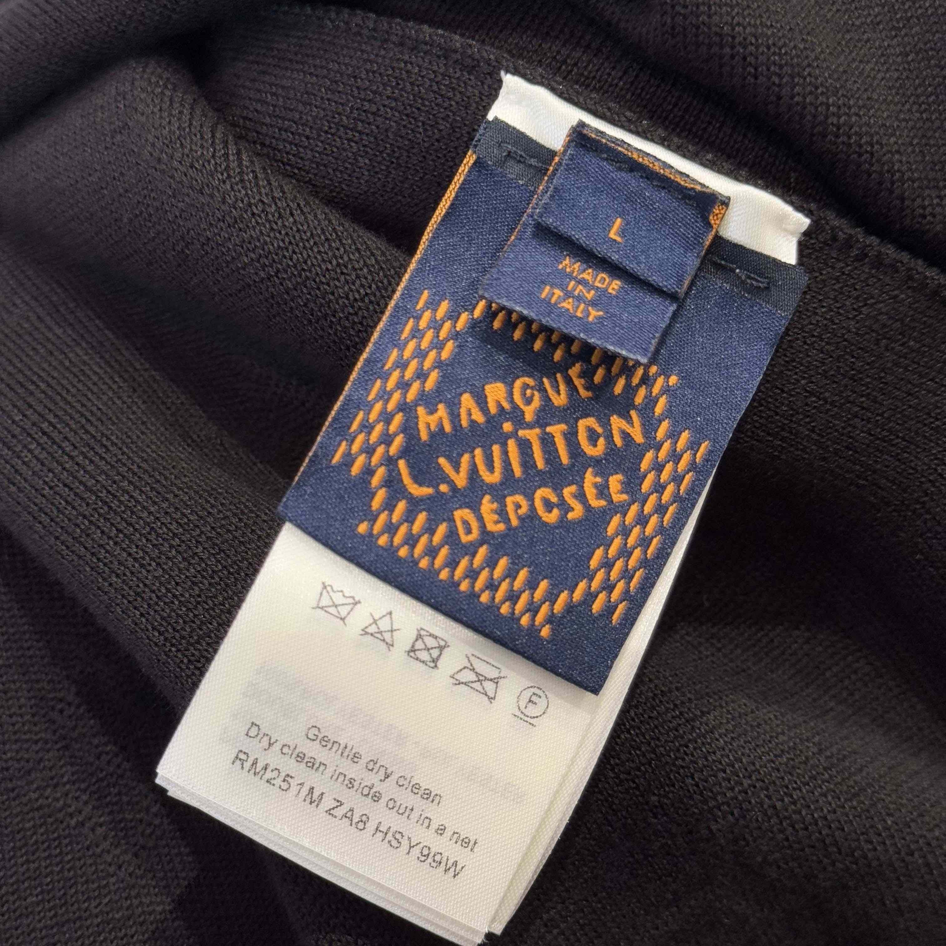 Louis Vuitton Embossed Monogram Jersey Tracksuit Top    - FashionPlug