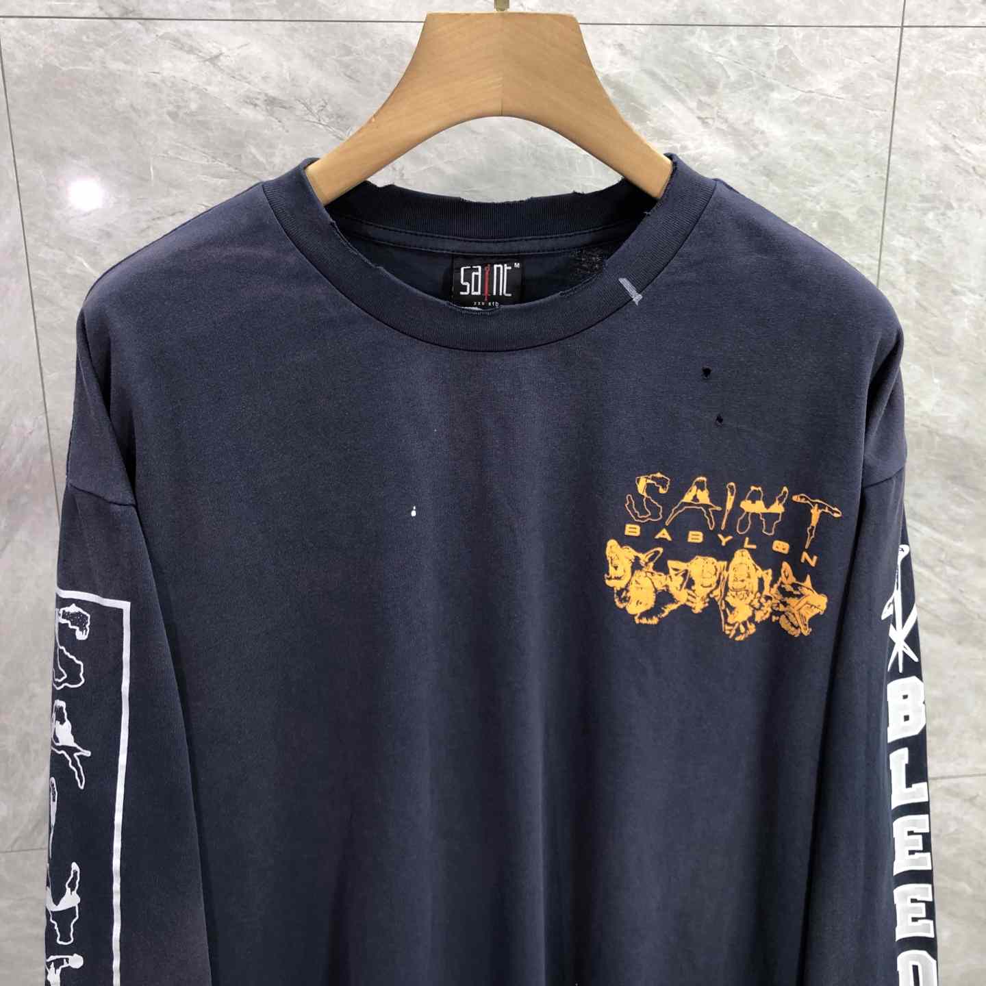 Saint Michael FW25 LS Tee  - FashionPlug