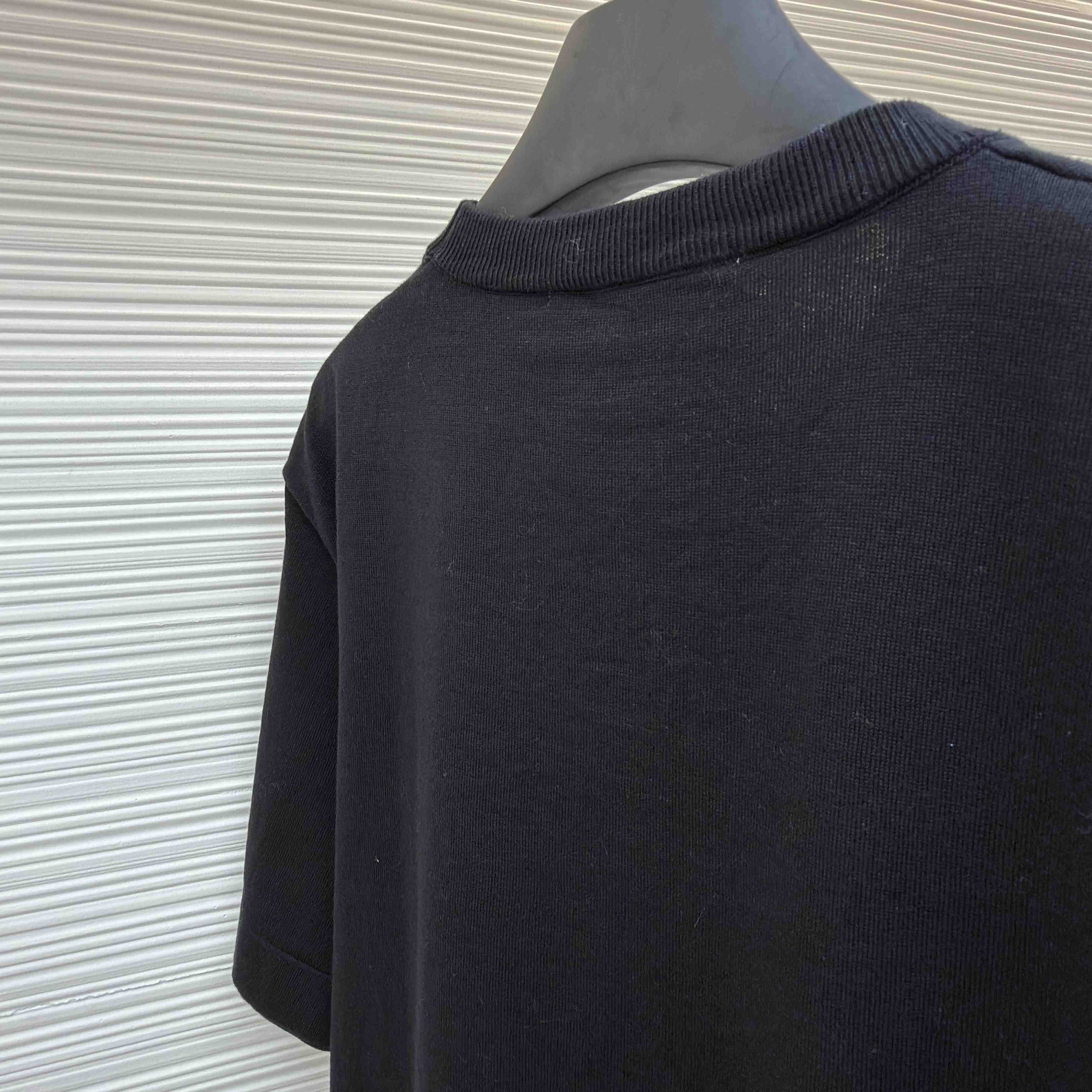 Louis Vuitton Short-Sleeved Intarsia Crewneck   1AJBUZ - FashionPlug