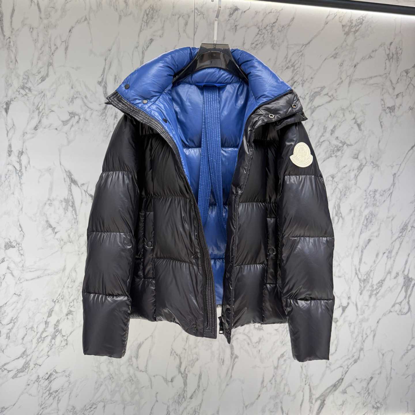 Moncler Parana Hooded Short Down Jacket   - FashionPlug