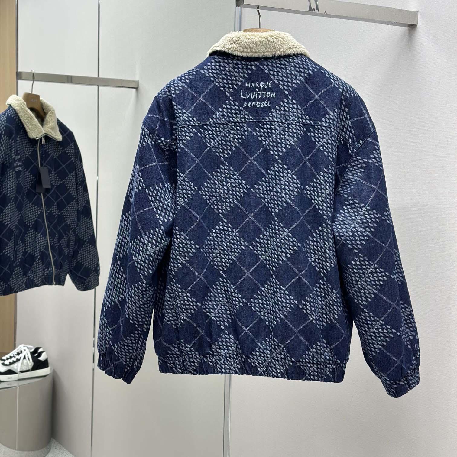 Louis Vuitton Denim Fleece Blouson   1AGINP - FashionPlug