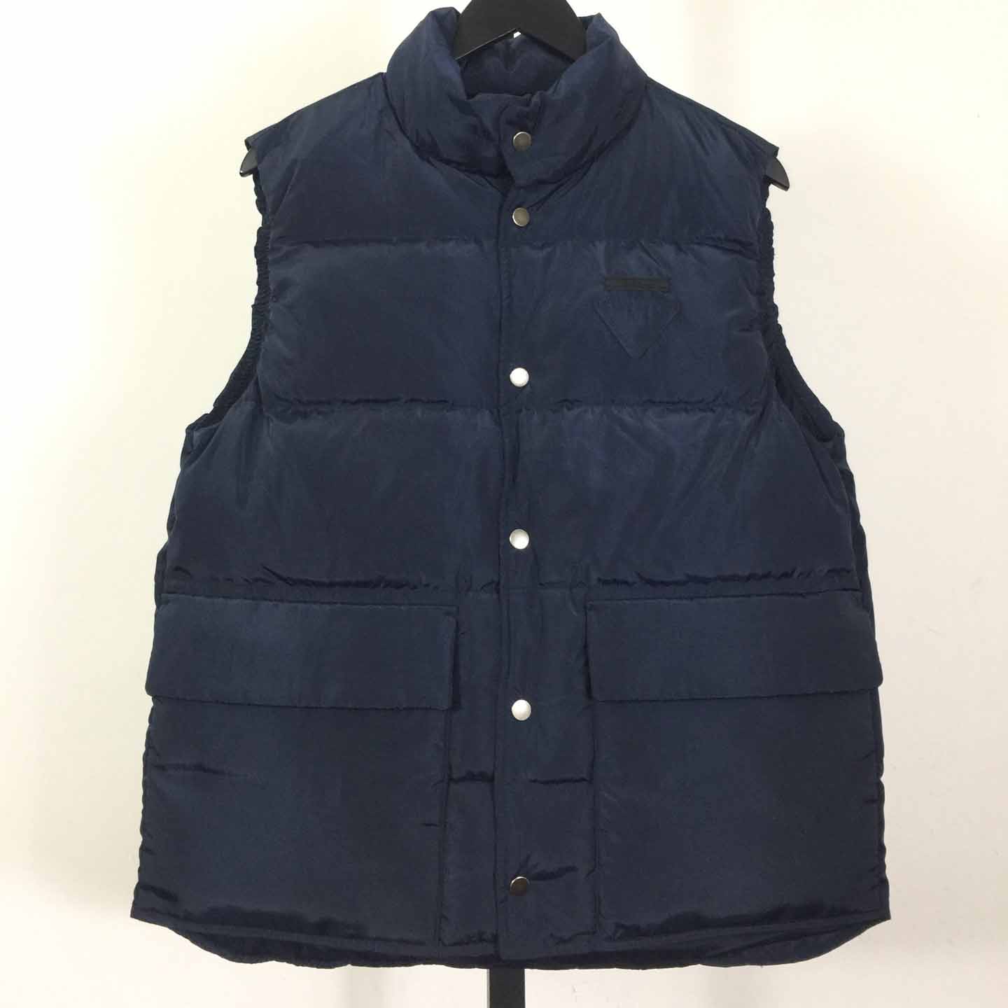 Prada Re-Nylon Puffer Vest - FashionPlug