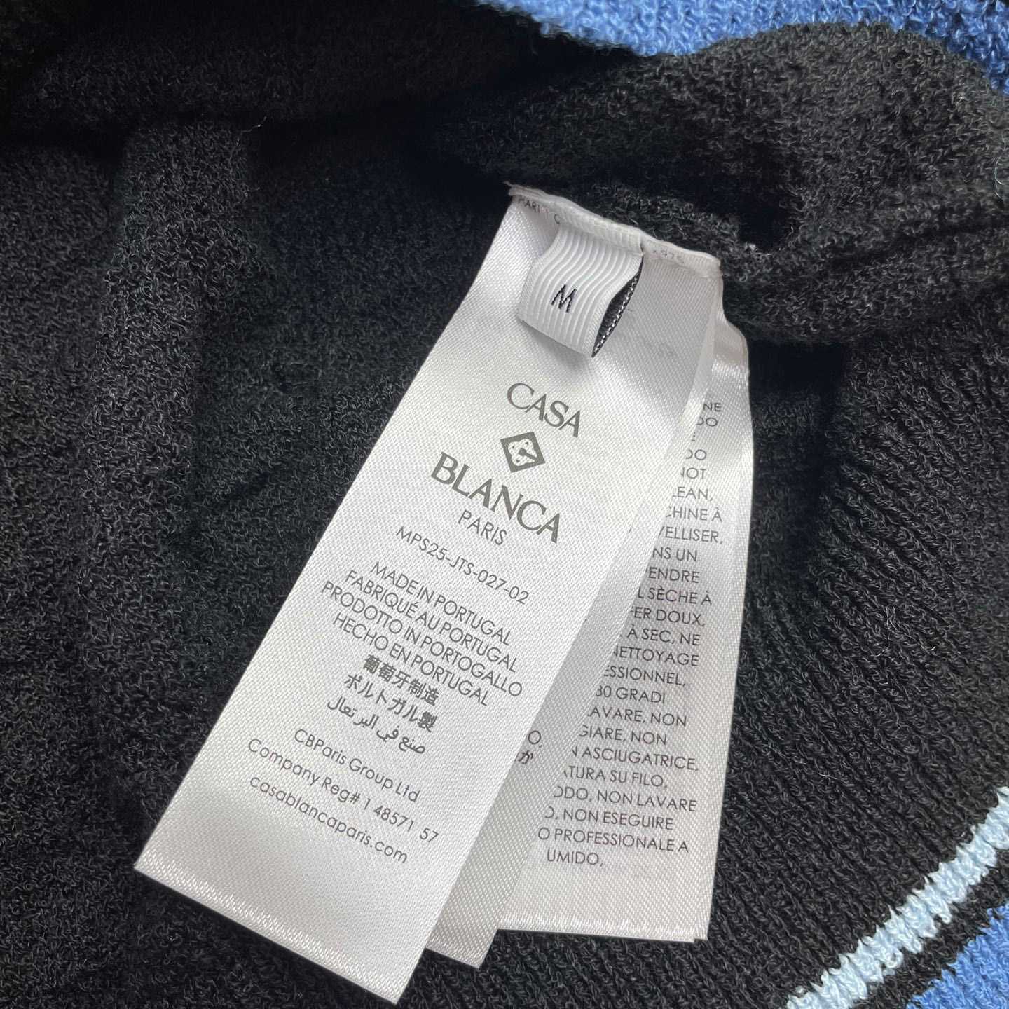 Casablanca Cotton Boucle Polo Shirt   Z6028 - FashionPlug