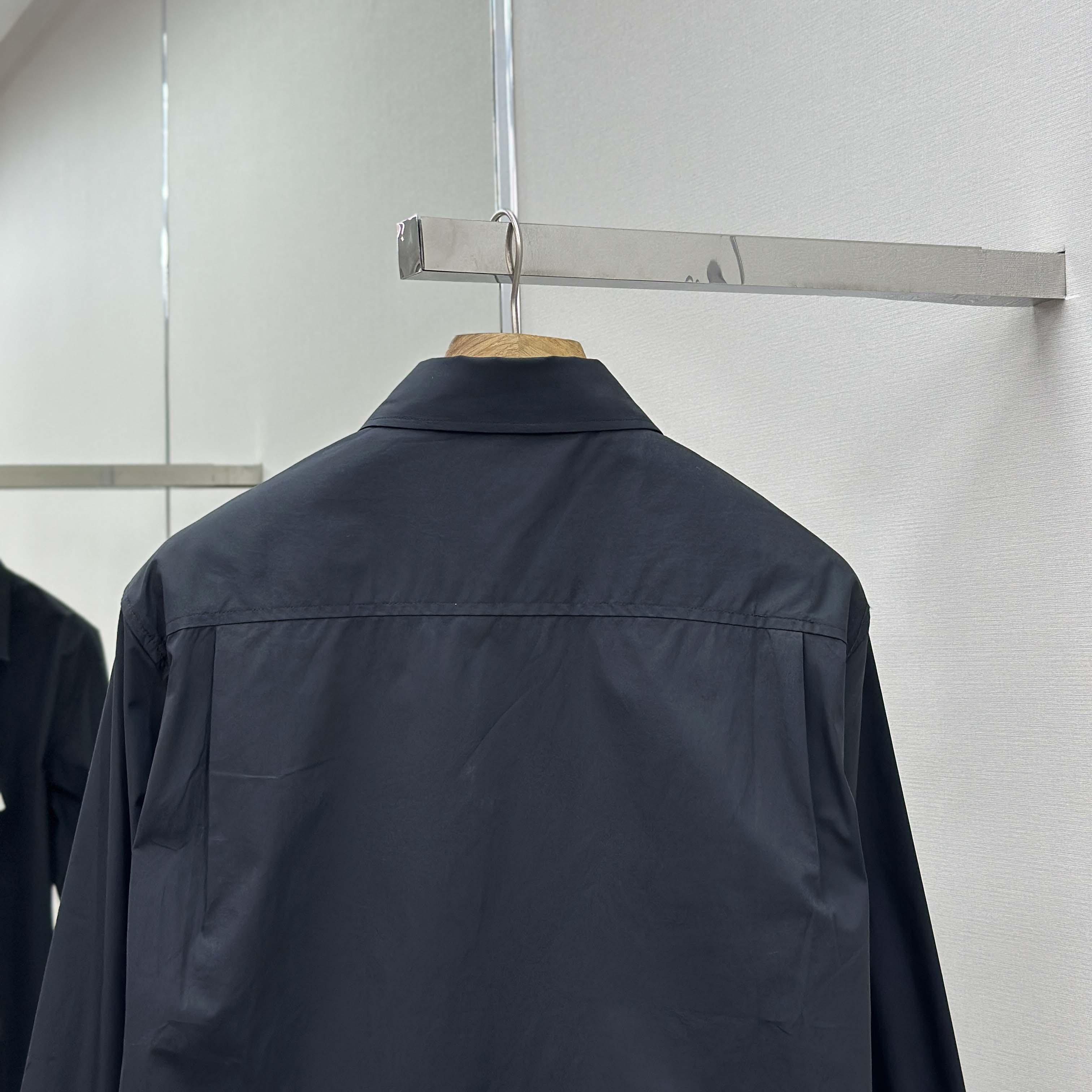 Louis Vuitton Embroidered Signature Long-Sleeved Shirt   1AIMIY - FashionPlug