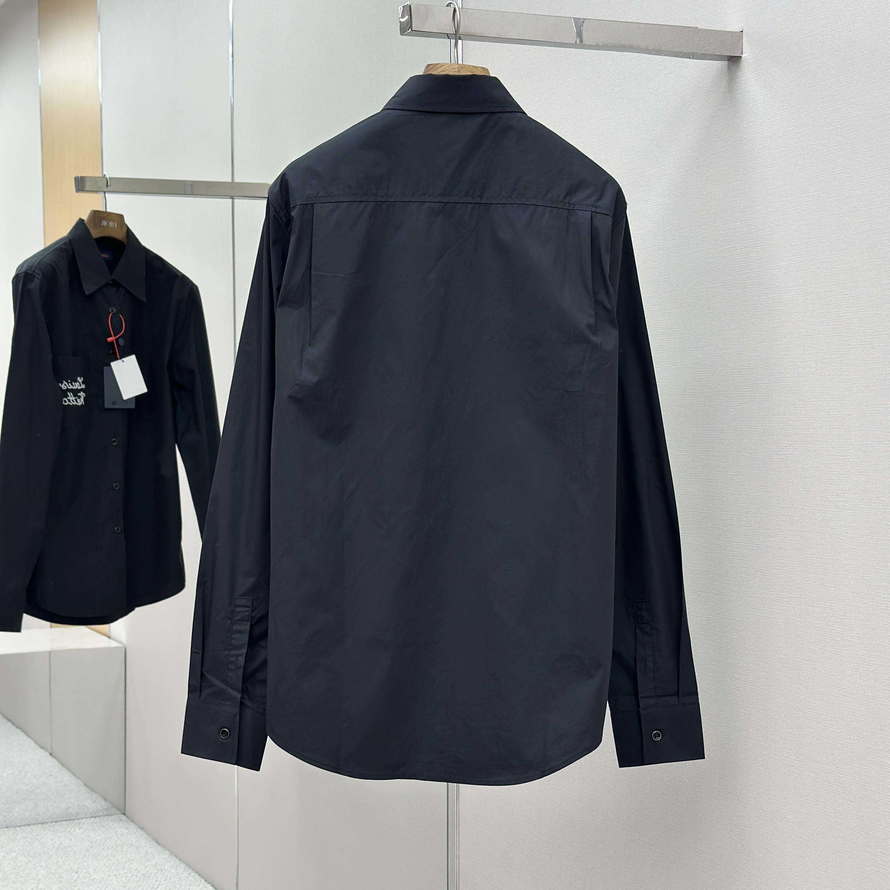 Louis Vuitton Embroidered Signature Long-Sleeved Shirt   1AIMIY - FashionPlug