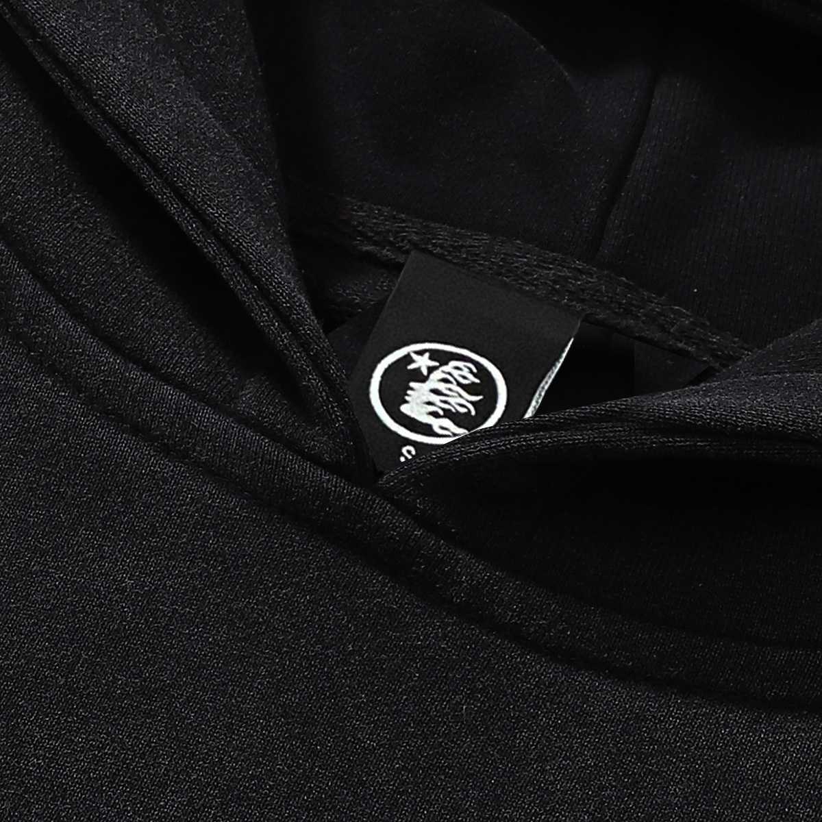 Hellstar Blazing Flame Washed Hoodie  - FashionPlug