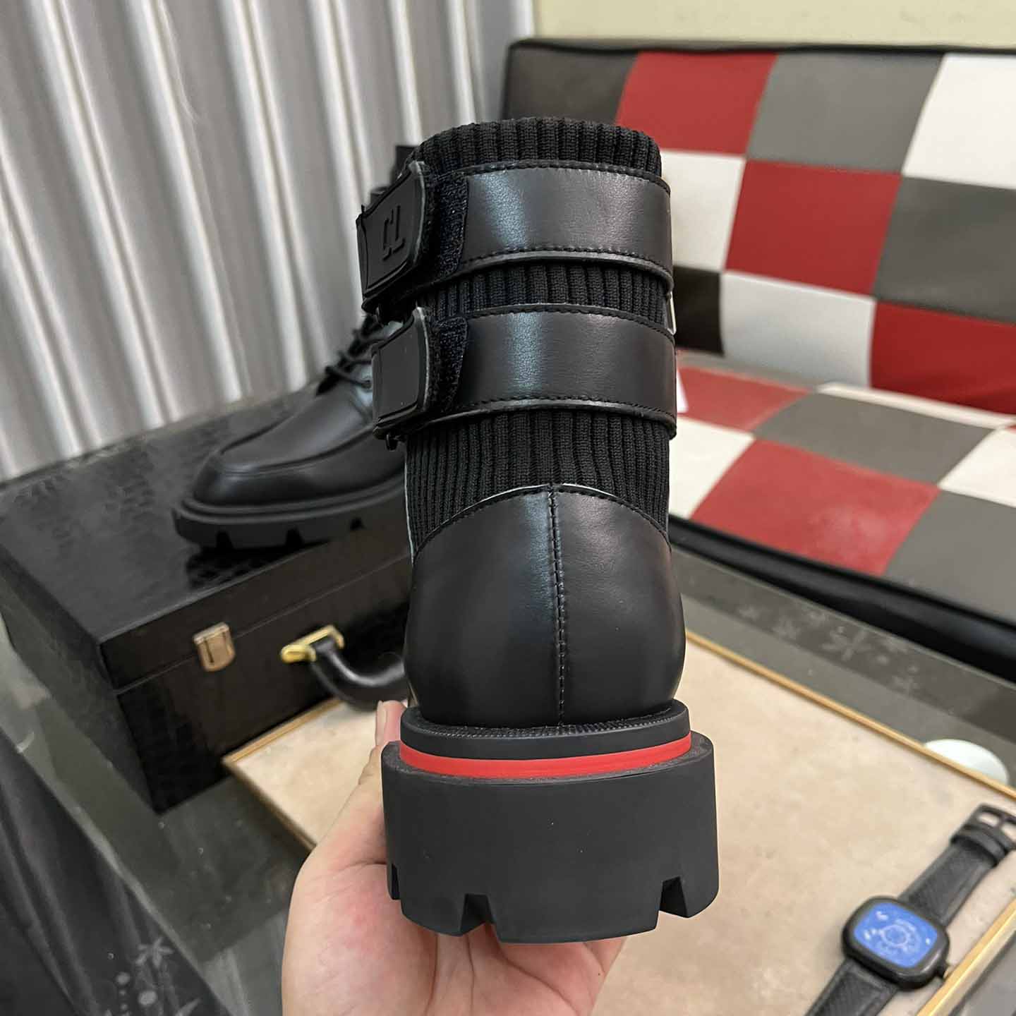 Christian Louboutin Our Flight Flat Derby Boot - FashionPlug