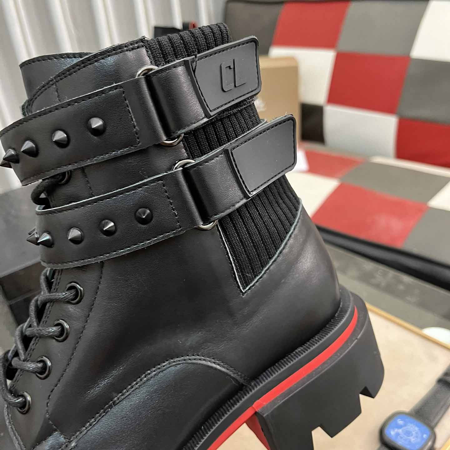 Christian Louboutin Our Flight Flat Derby Boot - FashionPlug