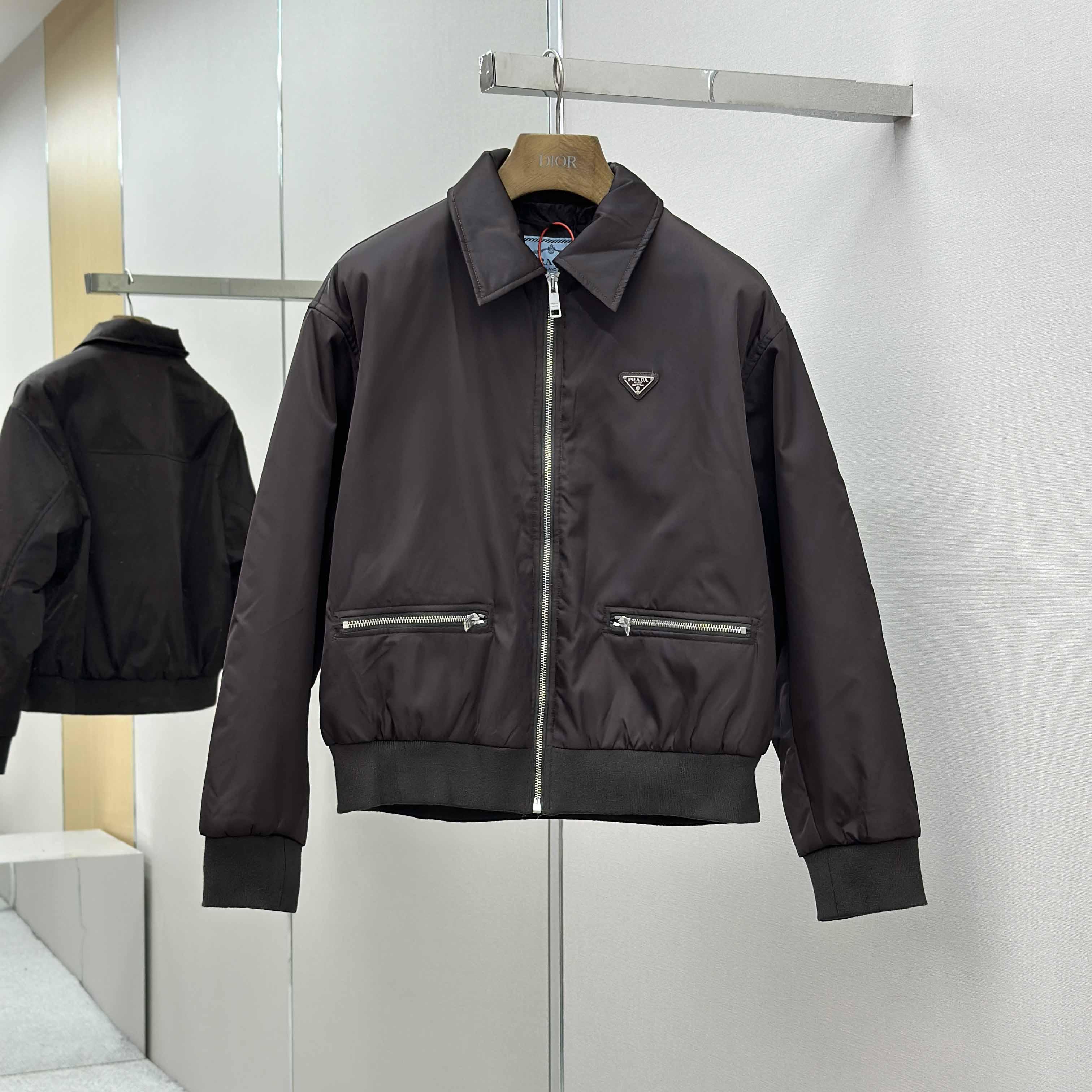 Prada Re-Nylon Blouson Jacket - FashionPlug