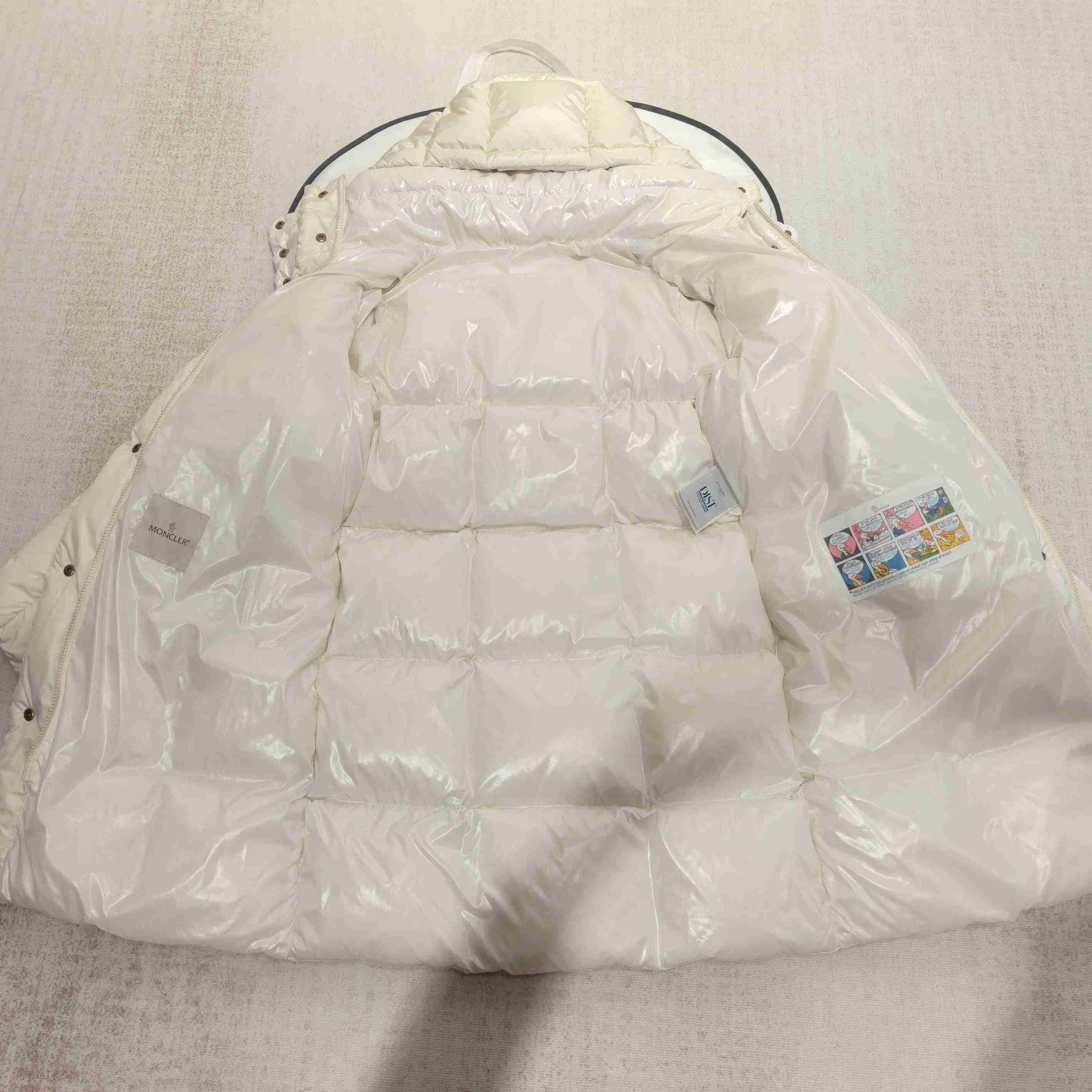 Moncler Litte Square-Quilted Hooded Long Down Jacket - FashionPlug