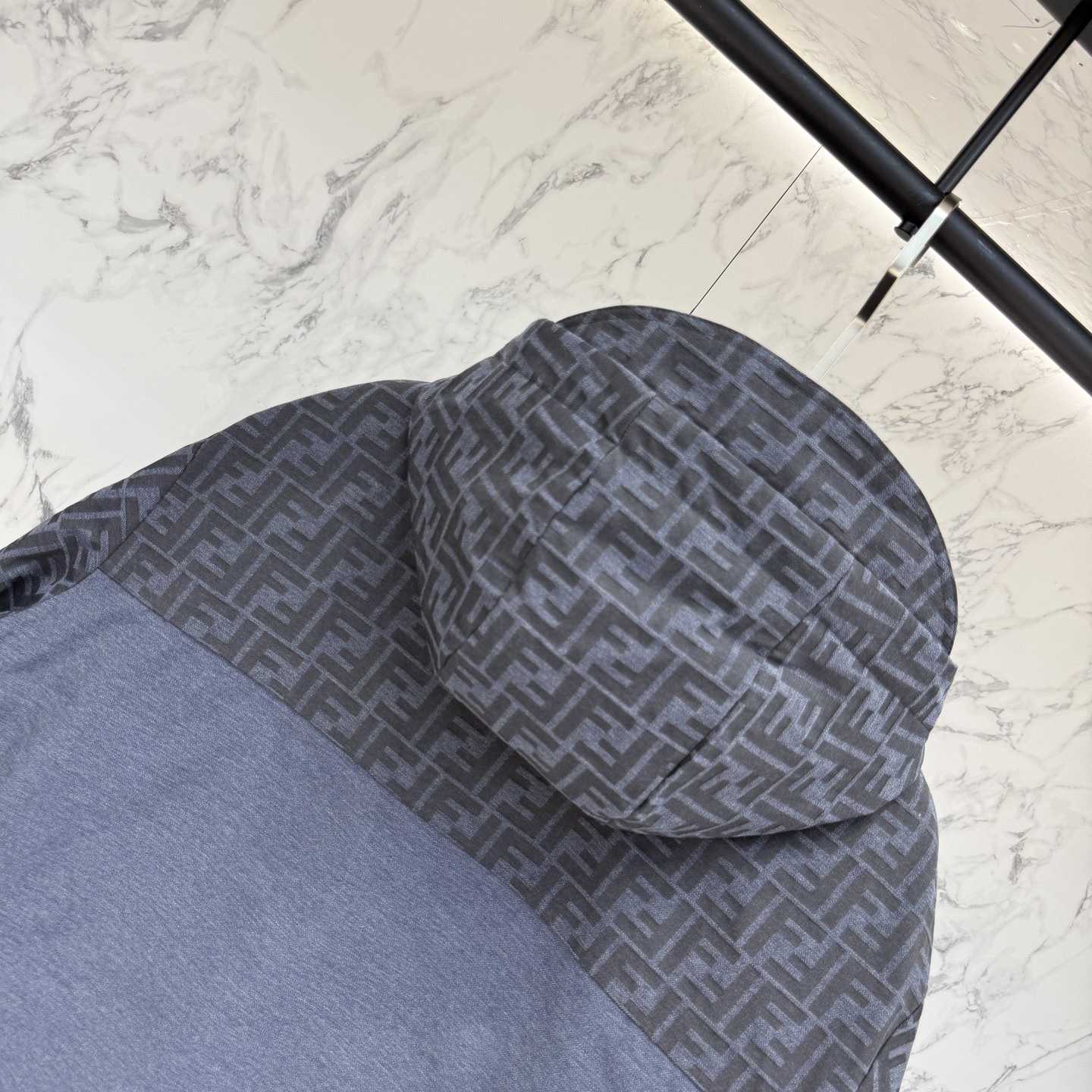 Fendi 'FF Denim Tech' Padded Jacket - FashionPlug