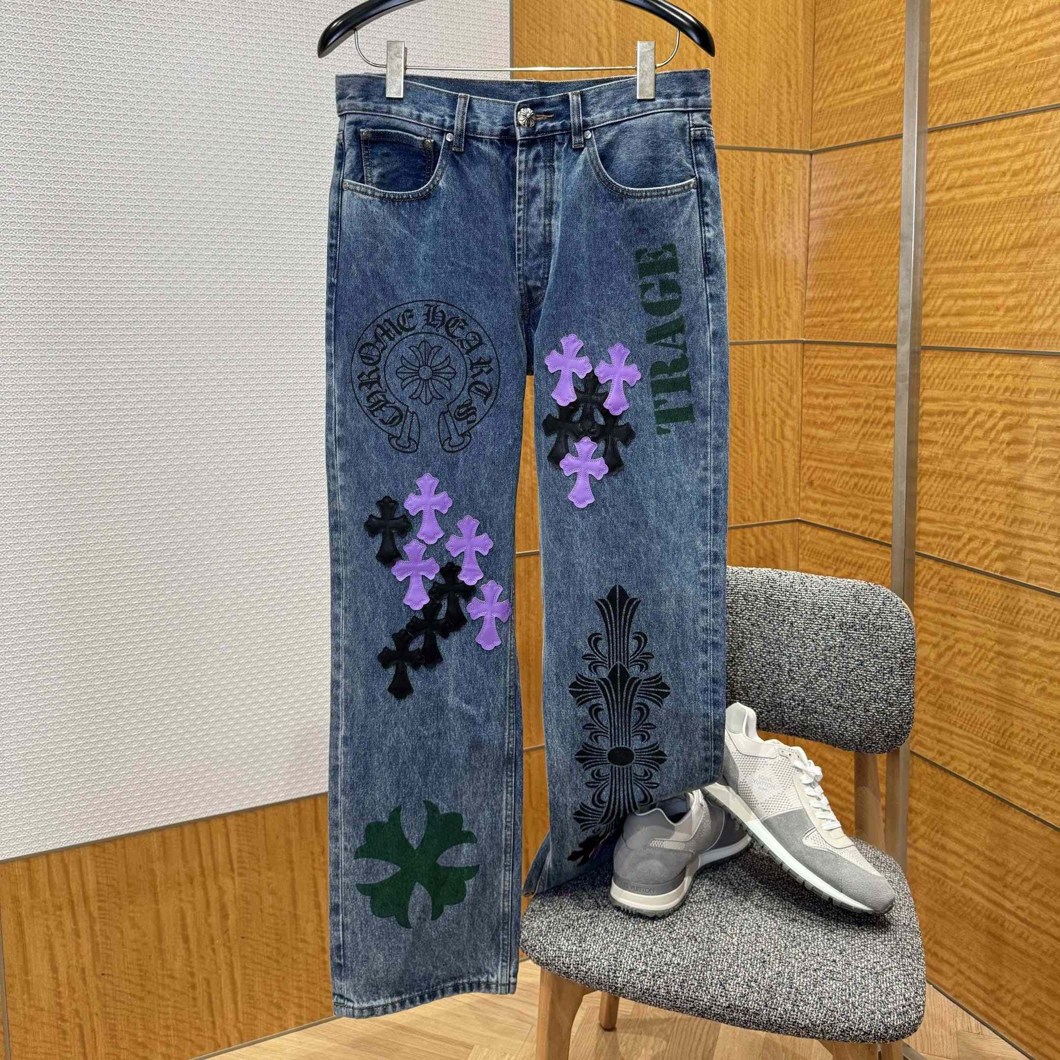 Chrome Hearts Jeans - FashionPlug