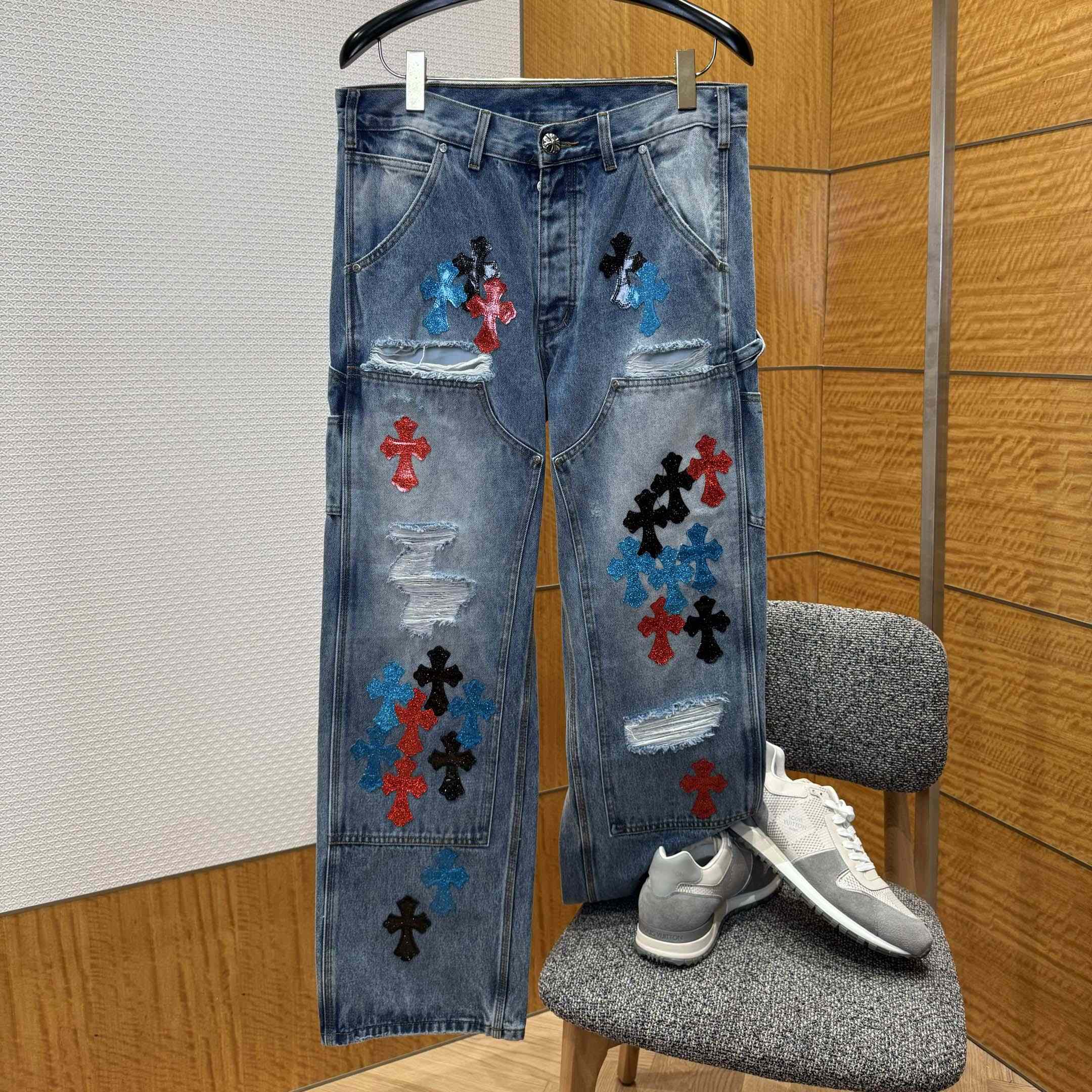 Chrome Hearts Jeans - FashionPlug