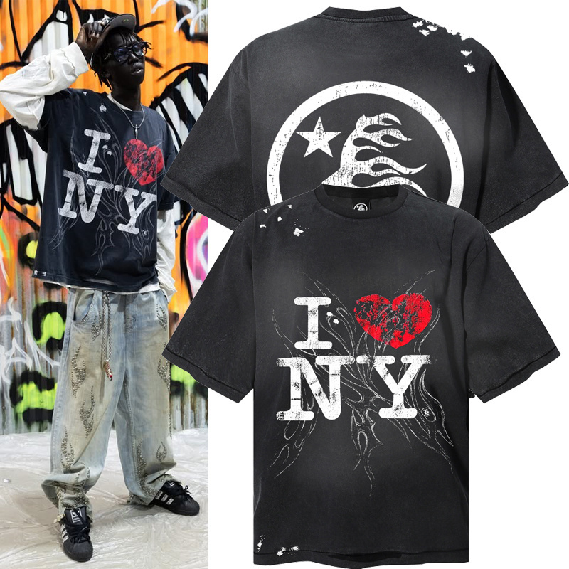 Hellstar I Heart NY T-Shirt  - FashionPlug
