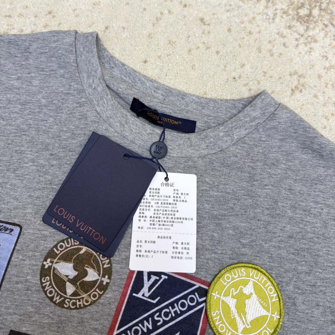 Louis Vuitton Signature Patches T-Shirt   1AJCES - FashionPlug