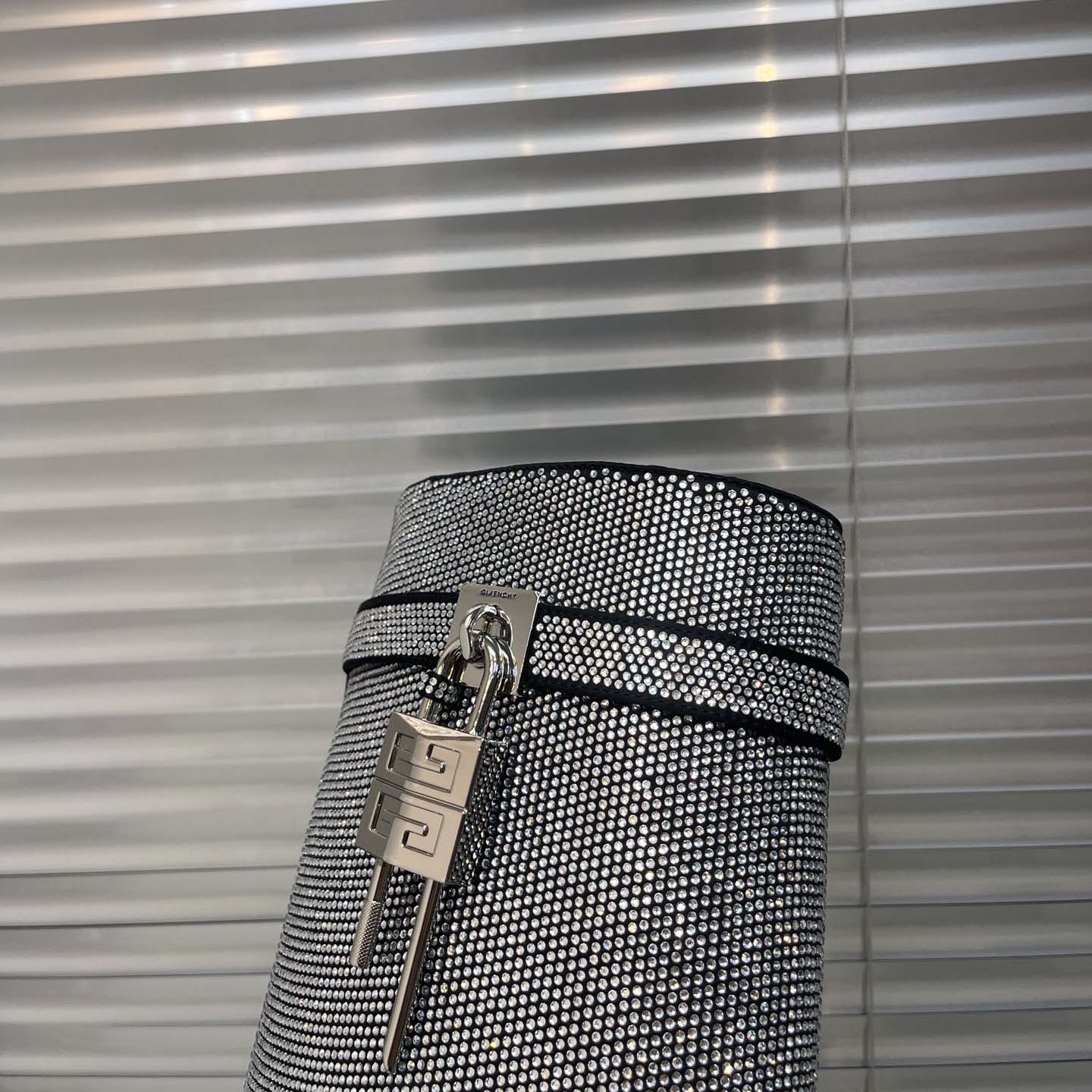 Givenchy Shark Lock Leather Knee-high Boots - FashionPlug