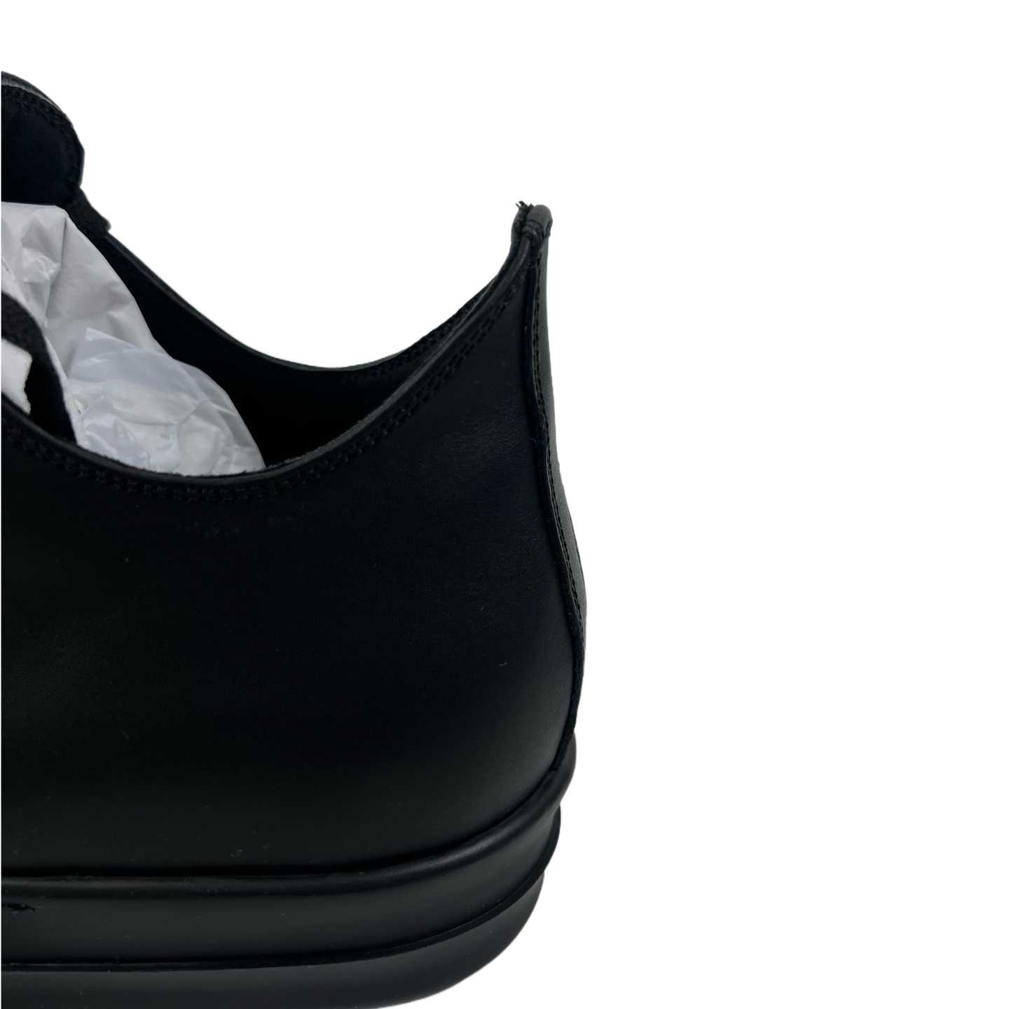 Rick Owens lace-up Leather Sneakers  - FashionPlug