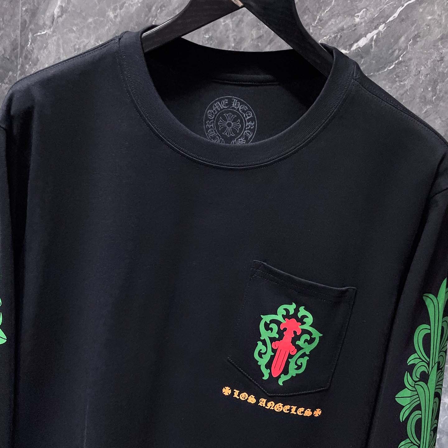 Chrome Hearts Long-sleeved Tee - FashionPlug