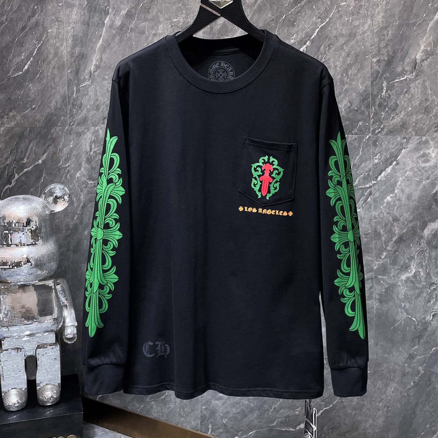 Chrome Hearts Long-sleeved Tee - FashionPlug