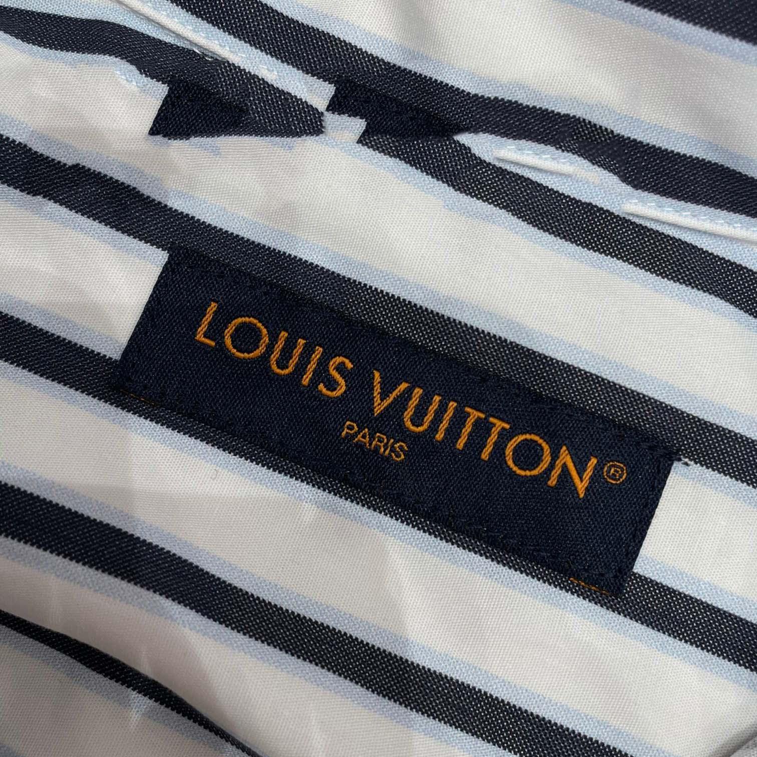 Louis Vuitton Long-Sleeved Zip-Up Shirt    1AIKA2 - FashionPlug