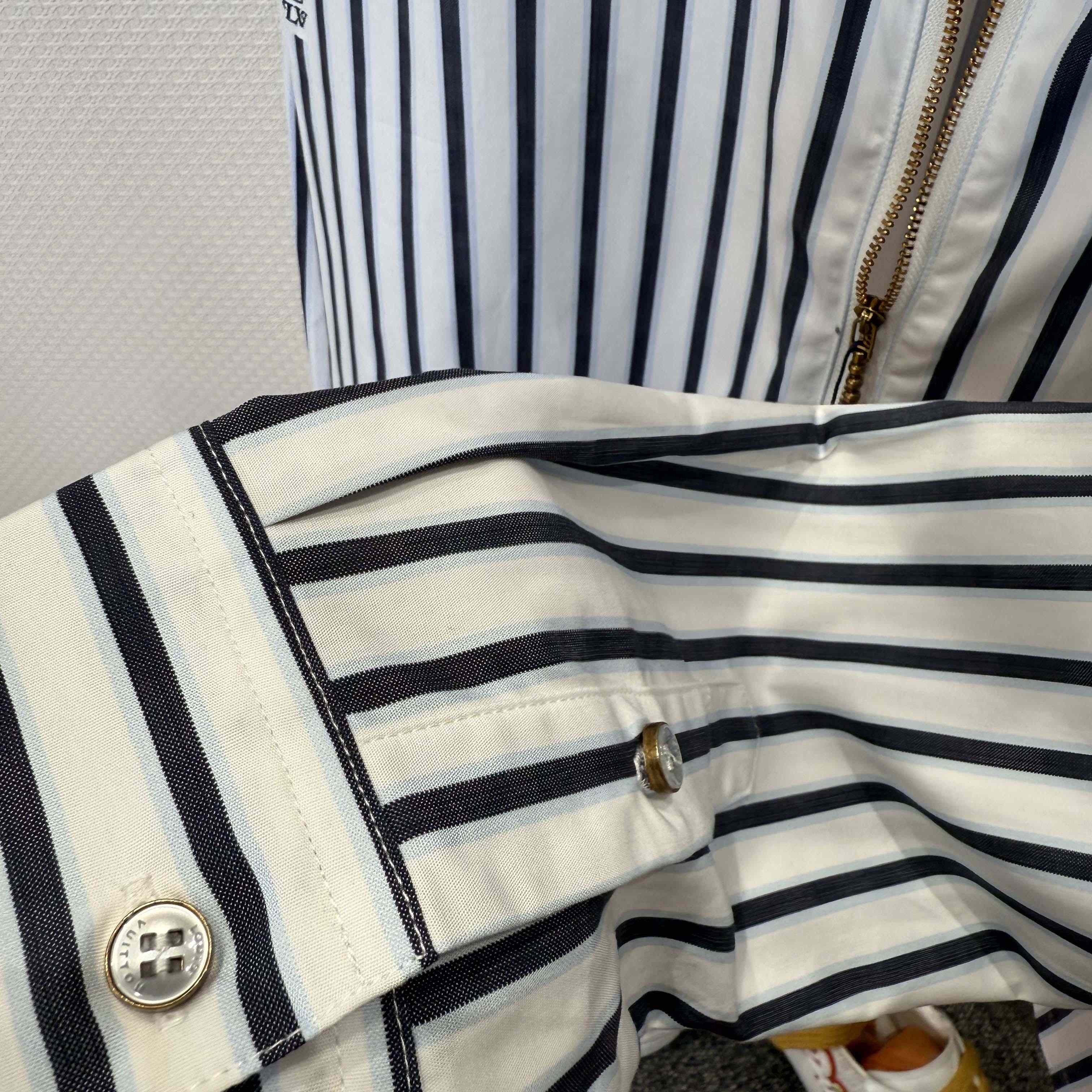 Louis Vuitton Long-Sleeved Zip-Up Shirt    1AIKA2 - FashionPlug