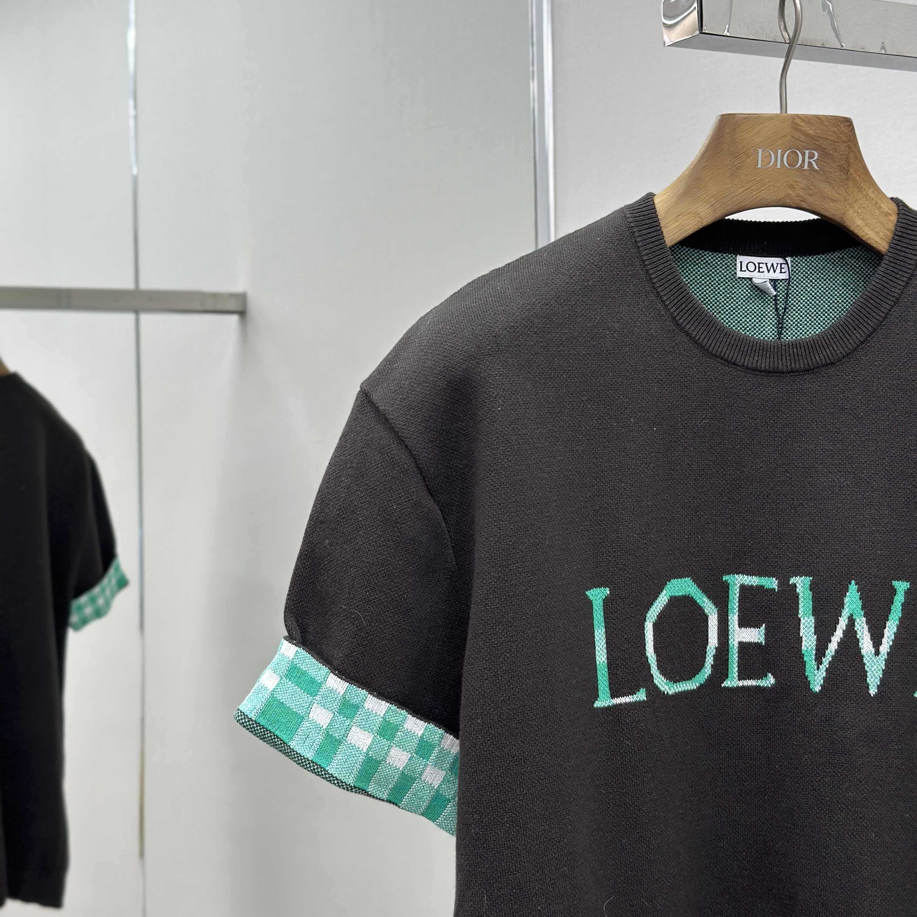 Loewe Top In Wool And Cotton - FashionPlug