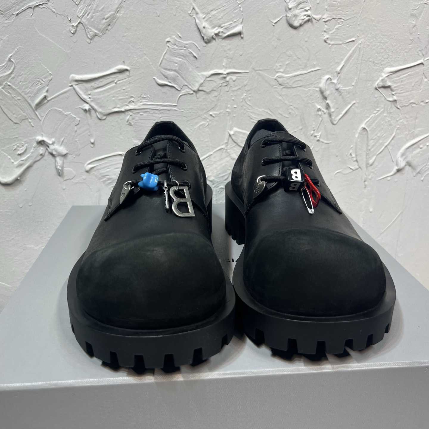 Balenciaga Hummer Derbie In Black - FashionPlug