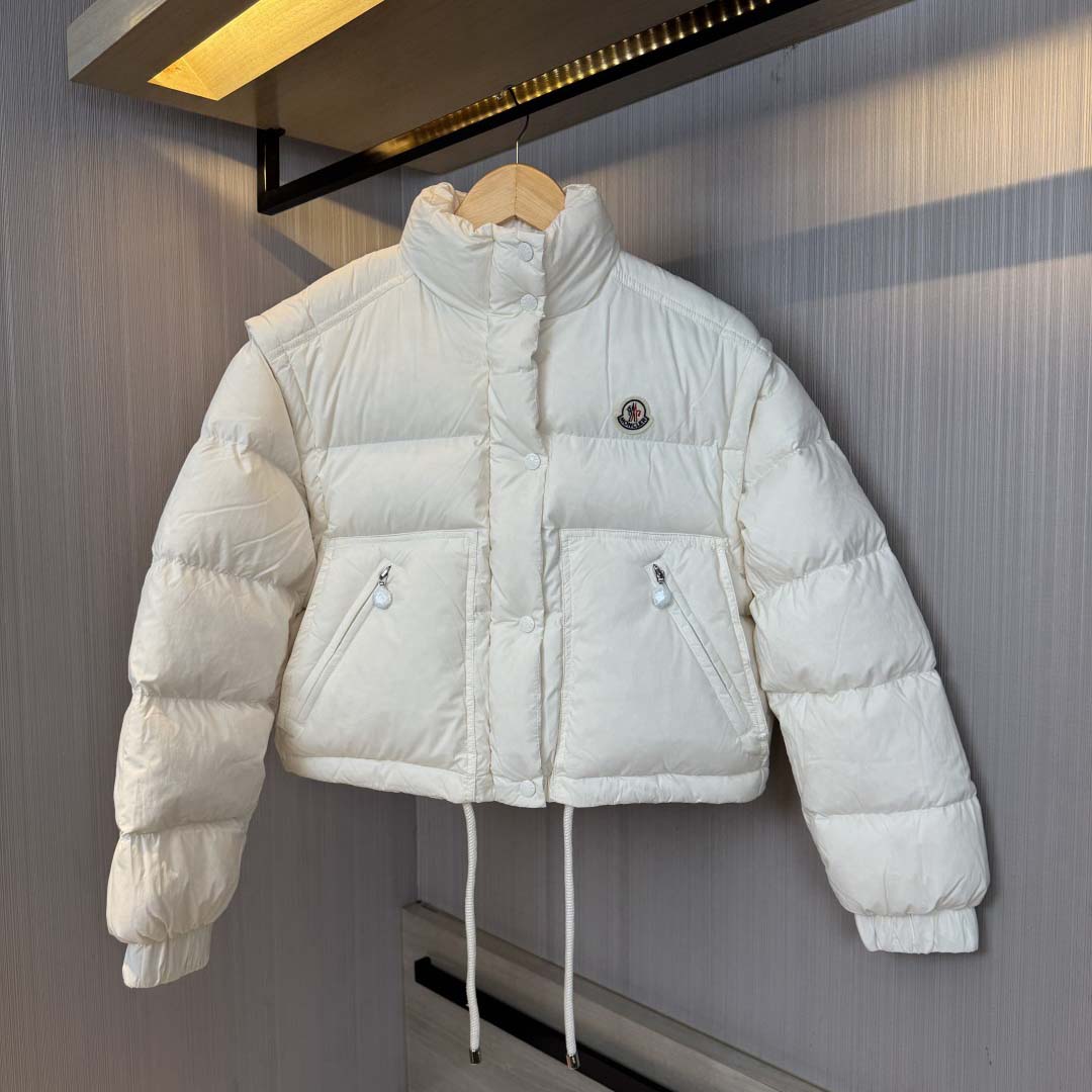 Moncler Selle 2-in-1 Short Down Jacket - FashionPlug