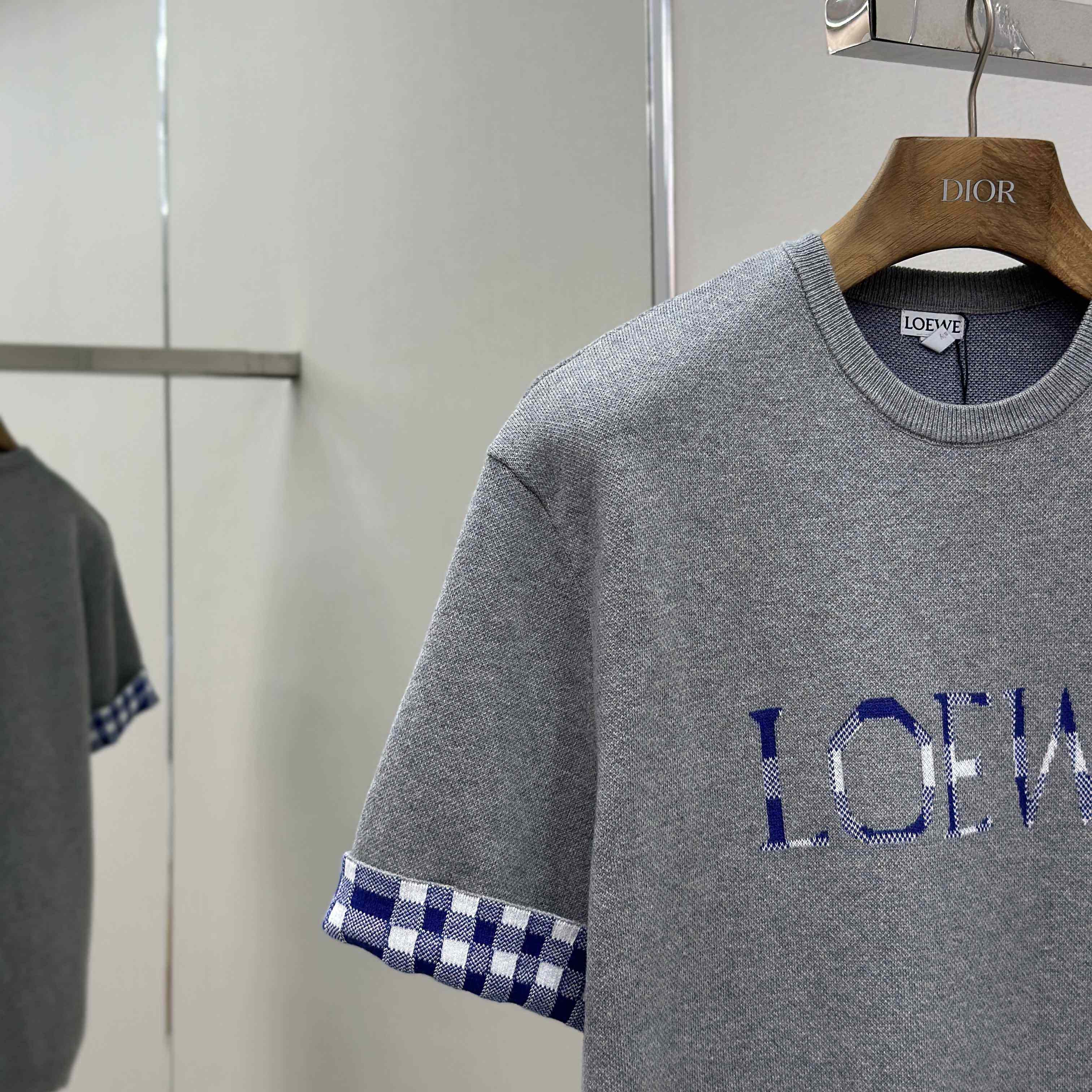 Loewe Top In Wool And Cotton - FashionPlug