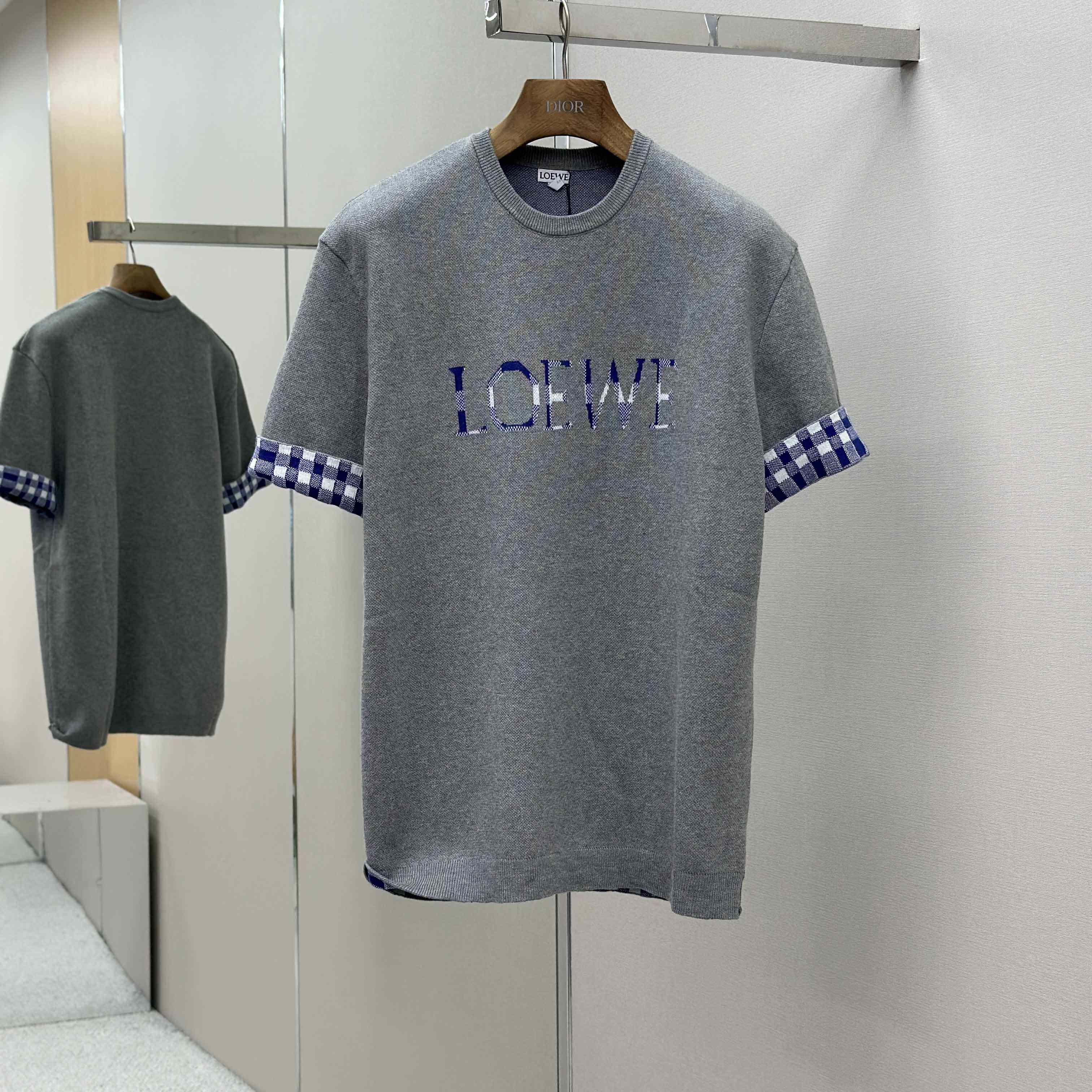 Loewe Top In Wool And Cotton - FashionPlug