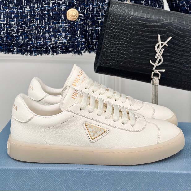 Prada Leather Sneaker - FashionPlug
