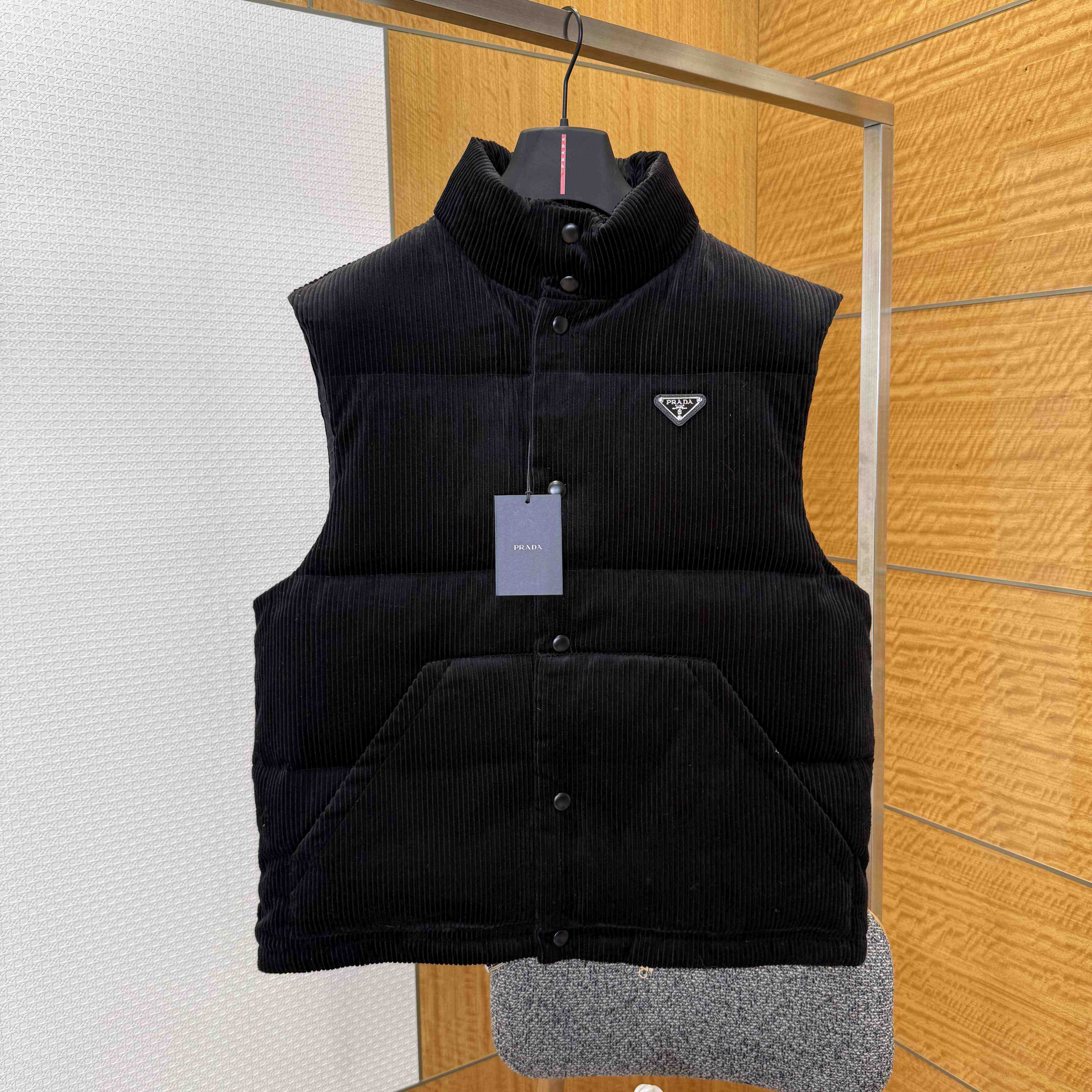 Prada Corduroy Gilet - FashionPlug