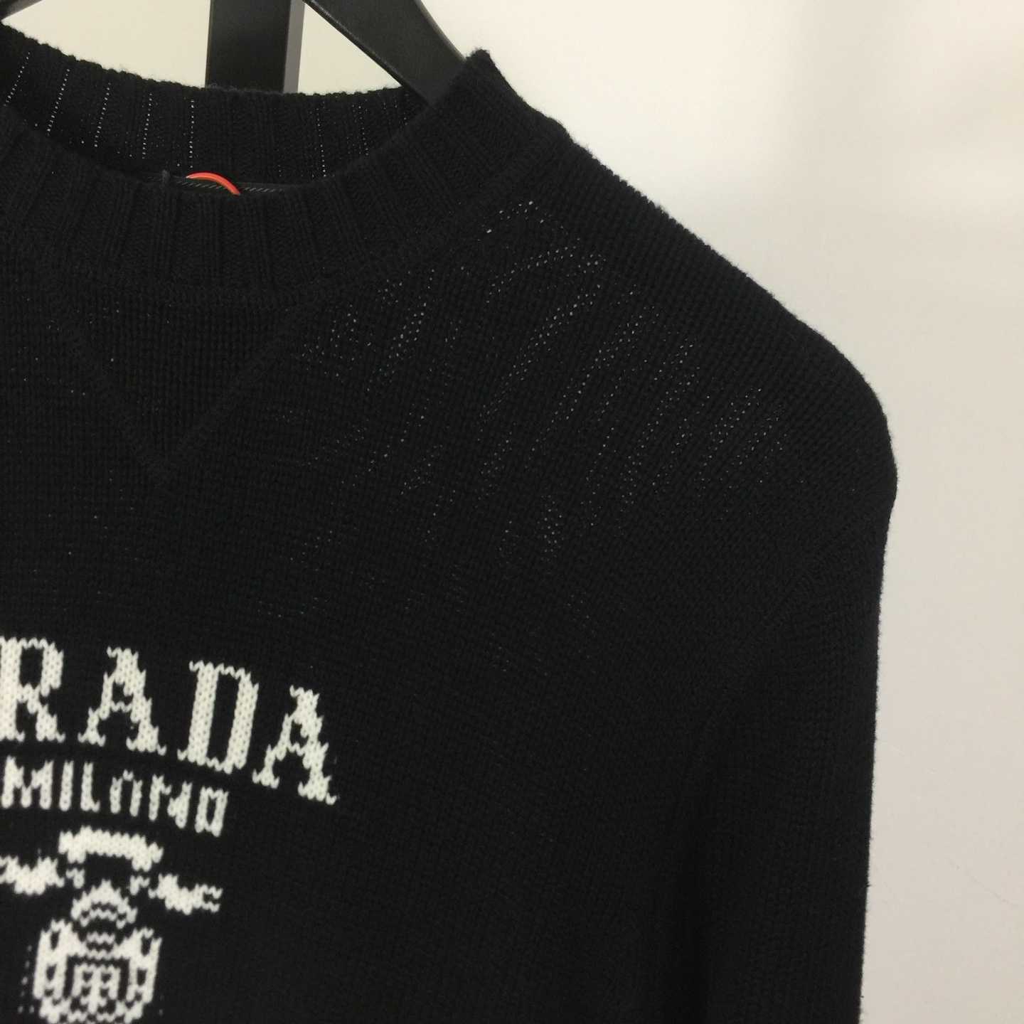 Prada Wool and cashmere crew-neck sweater - FashionPlug