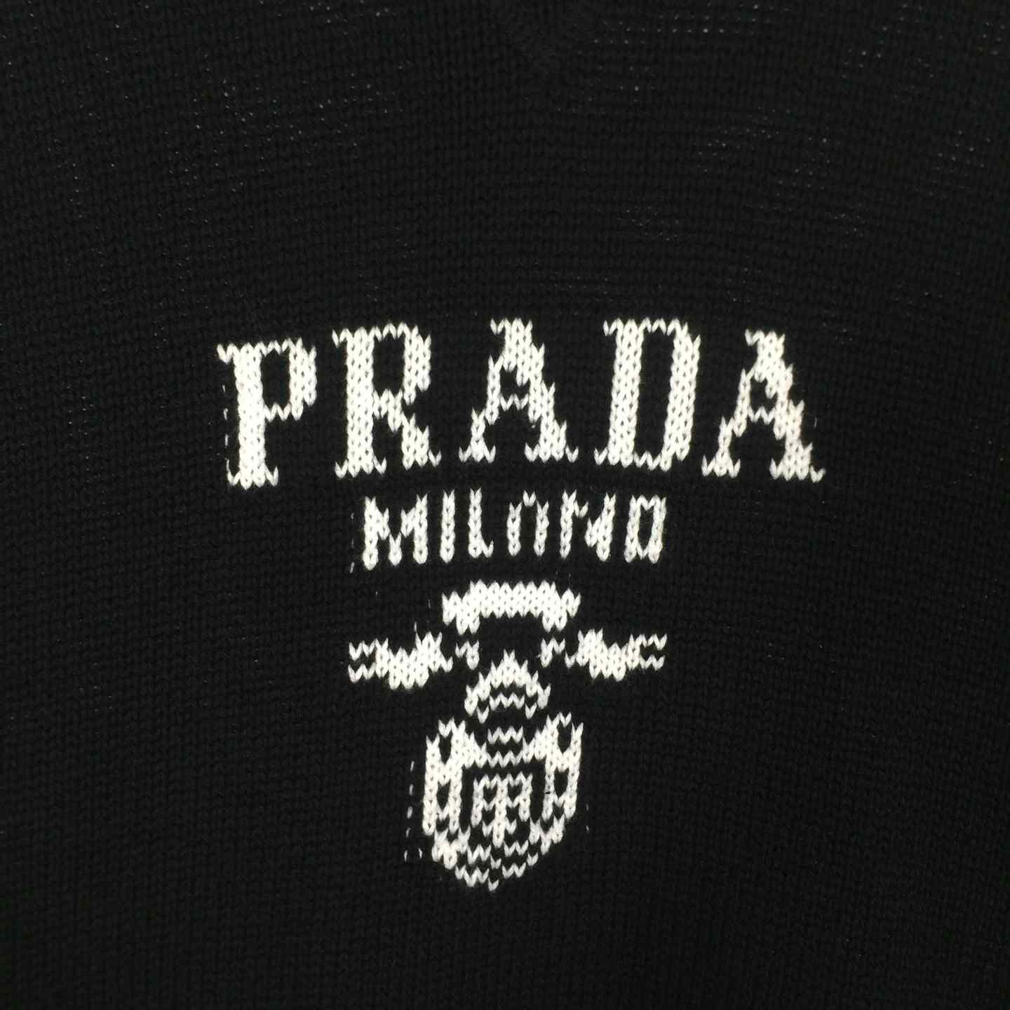 Prada Wool and cashmere crew-neck sweater - FashionPlug