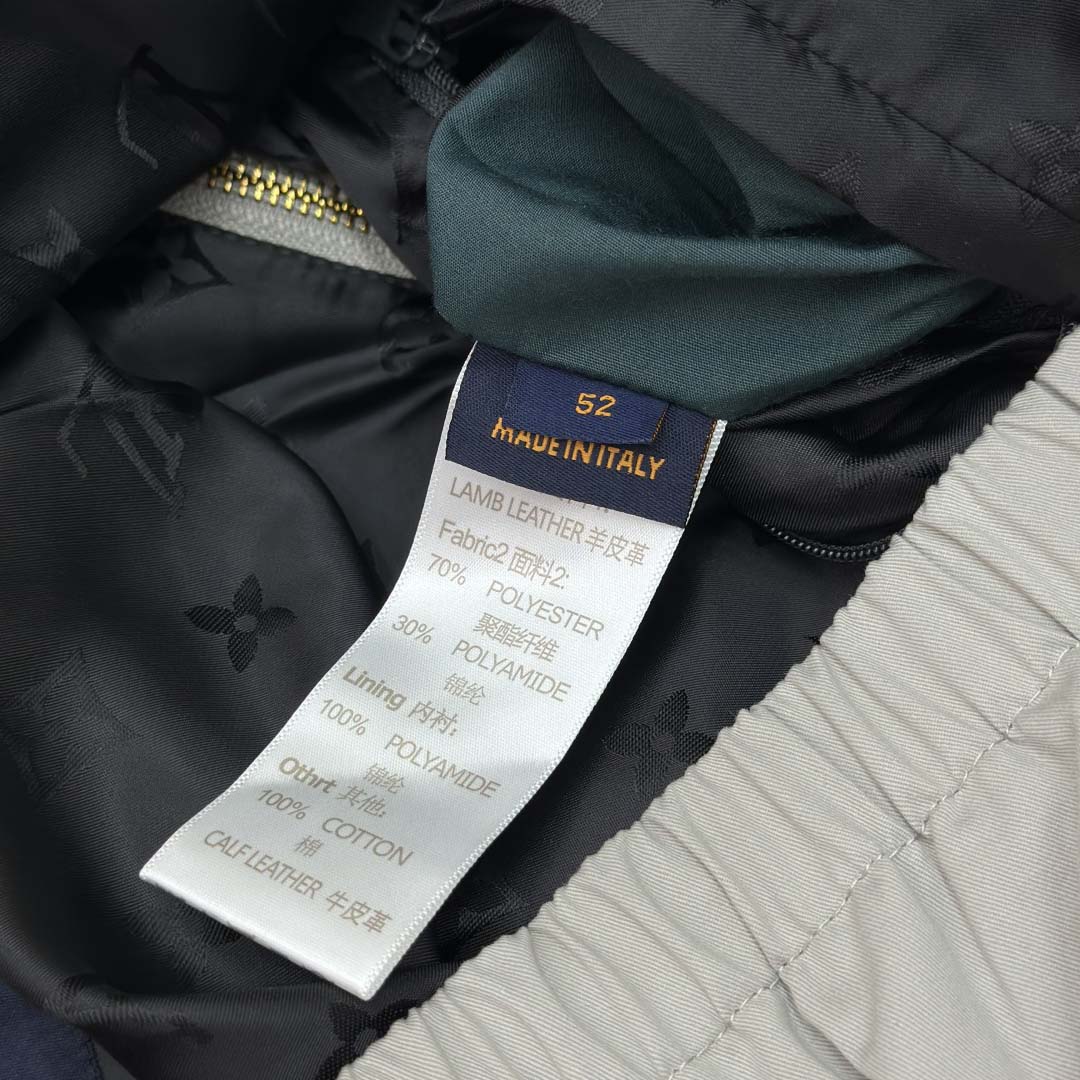 Louis Vuitton Graphic Leather Mix Tracktop   1AIJX2 - FashionPlug